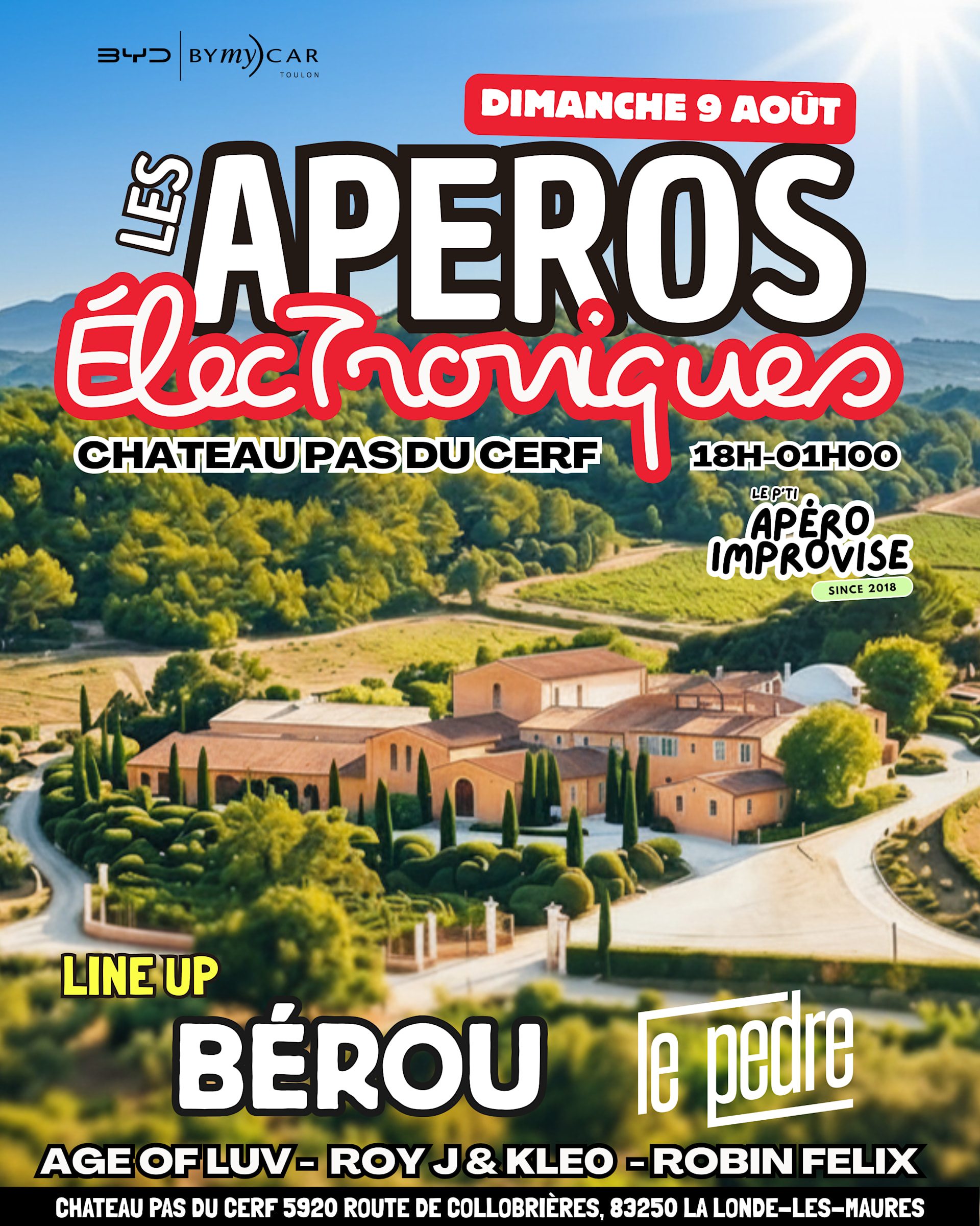 Les Apéros Électroniques X Chateau Pas Du Cerf 🦌 🍇