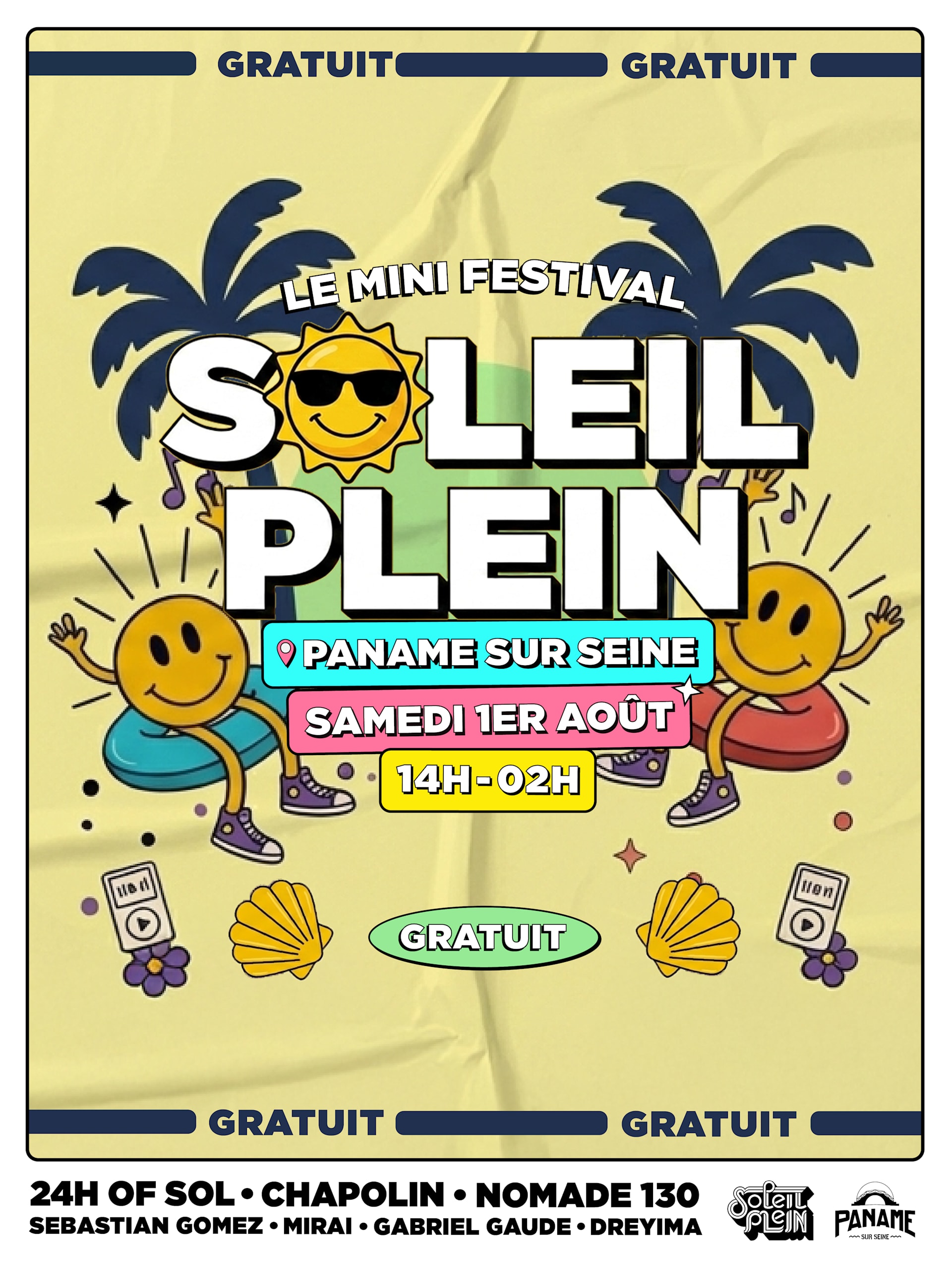 Soleil Plein X Groove Nomade : Gabriel Gaude, Dreyima, Mirai