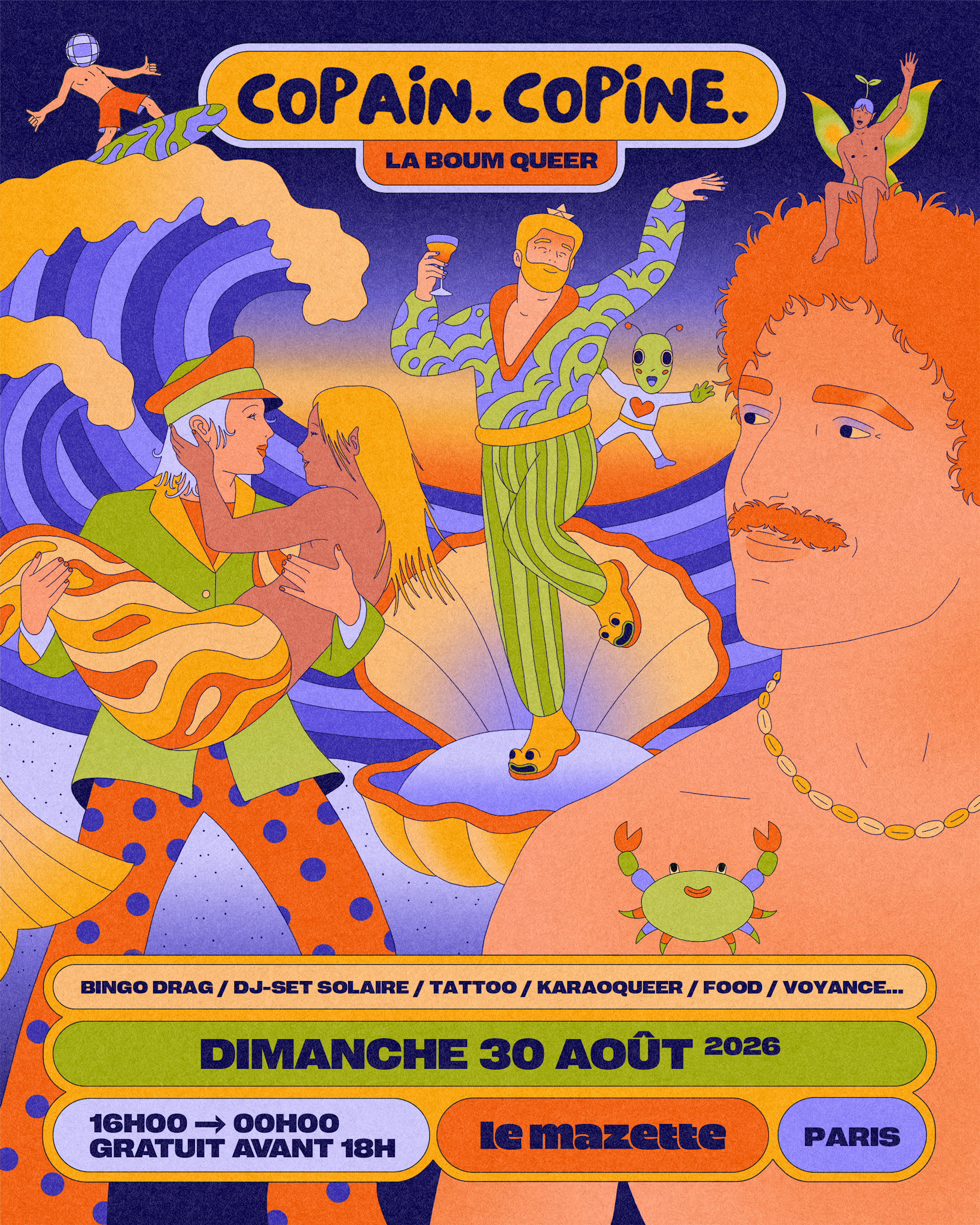 Copain-Copine - La Boum Queer & Solaire