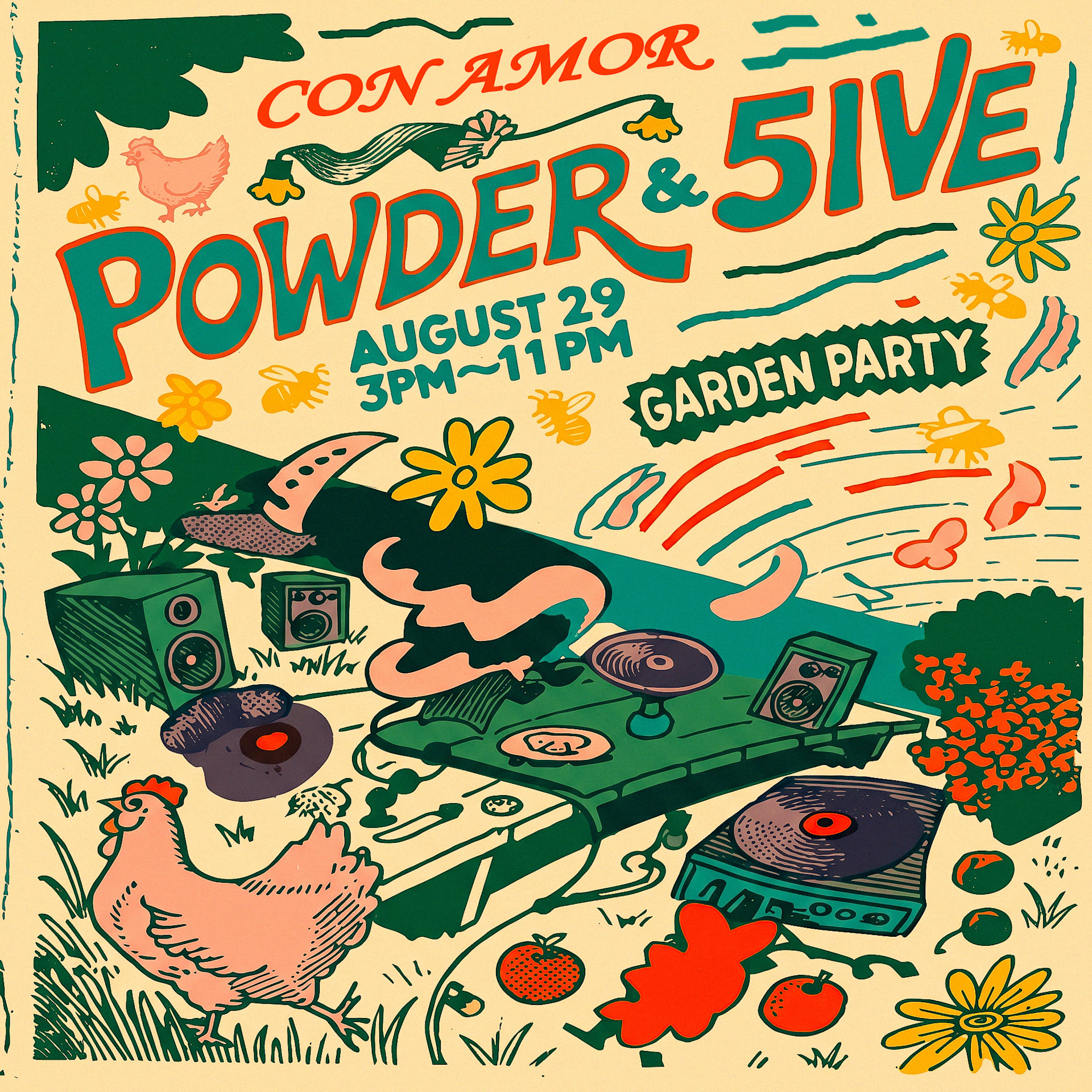 Con Amor W/ Powder + 5ive