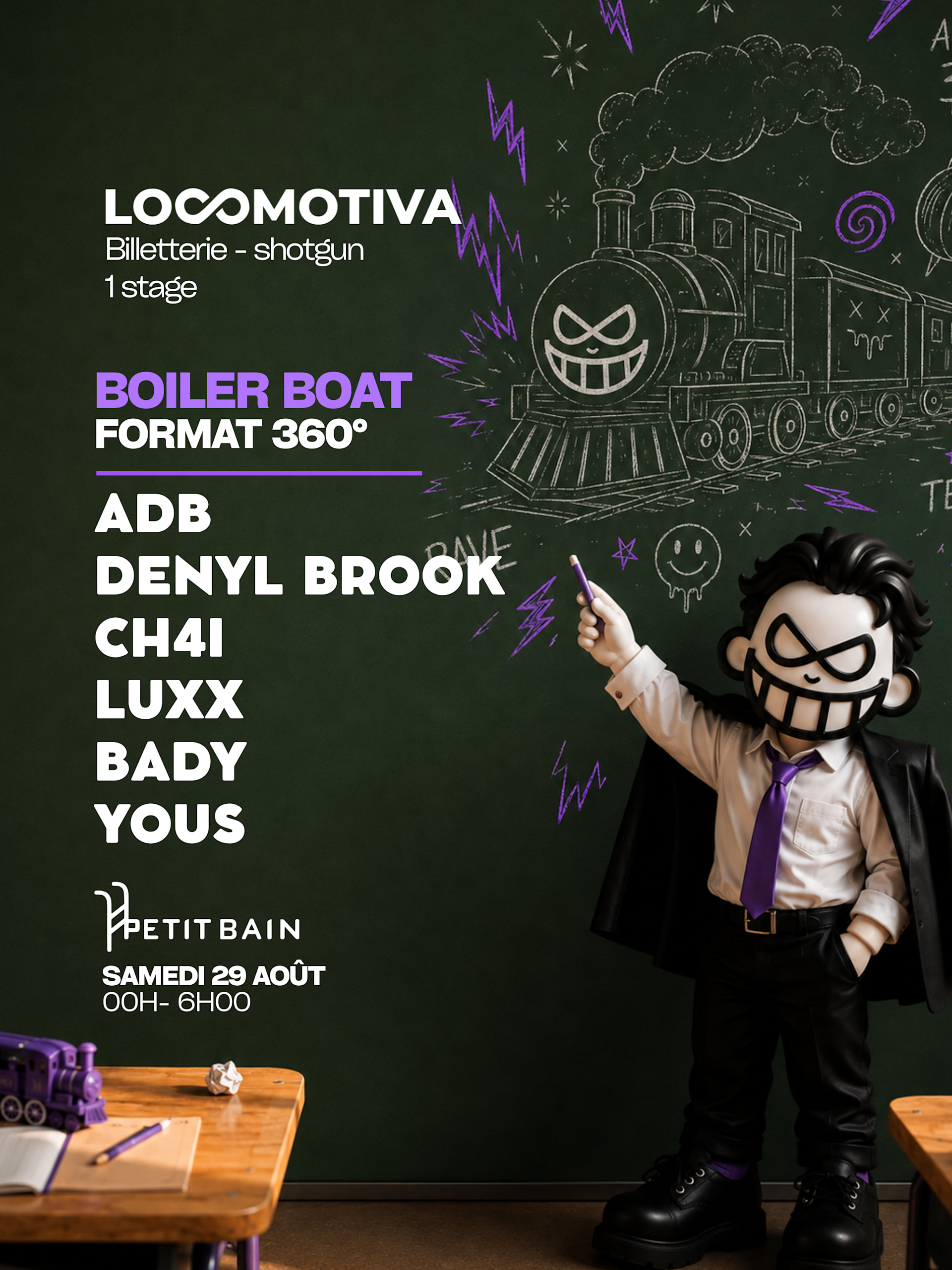 Boilerboat #3 : Techno, Trance & Bounce En Format 360