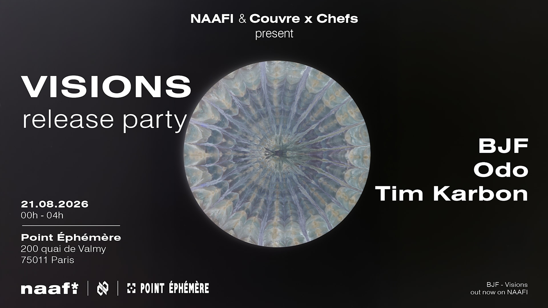 Couvre X Chefs & Naafi : Bjf - Visions Release Party