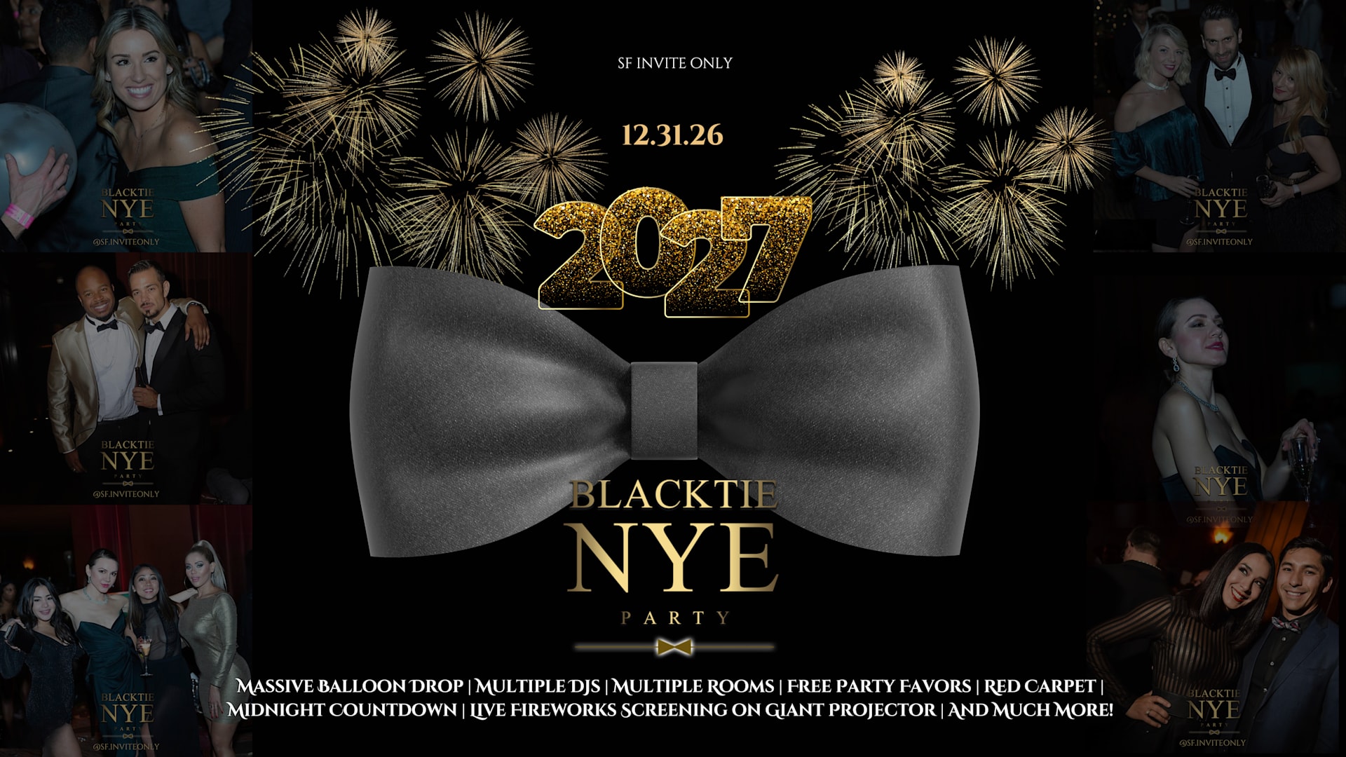 Black Tie Nye 2027 @ Historic Hotel W/ Massive Balloon Drop