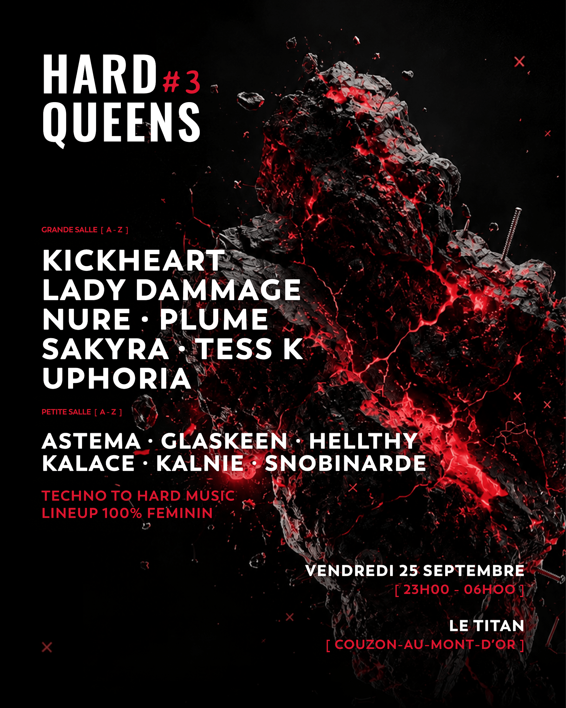 Hard Queens 3 : Sakyra, Uphoria, Lady Dammage & More