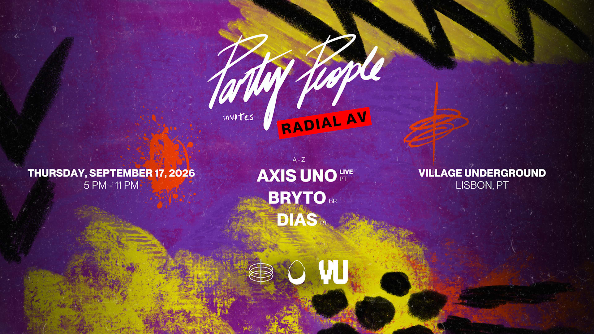 Party People X Radial Av • September 17, 2026