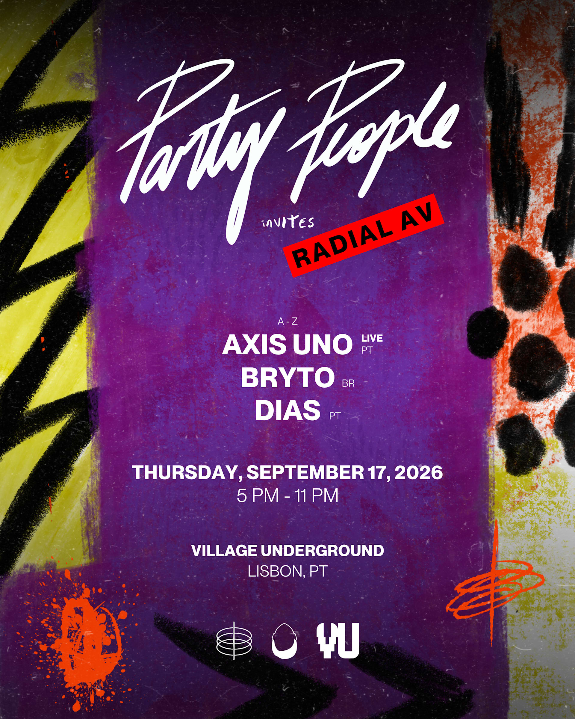 Party People X Radial Av • September 17, 2026