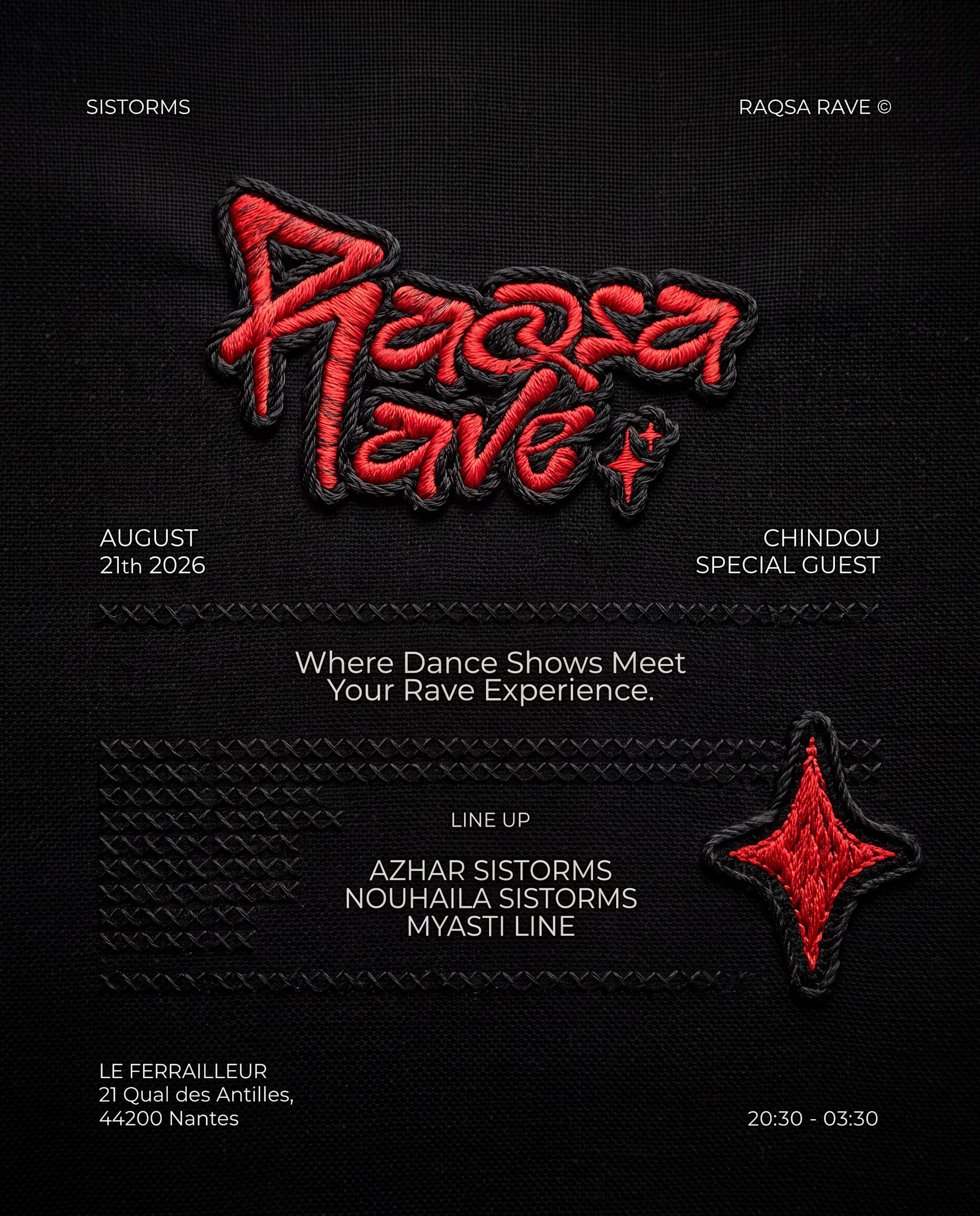 Raksa Rave - Sistorms Event - Prix Libre
