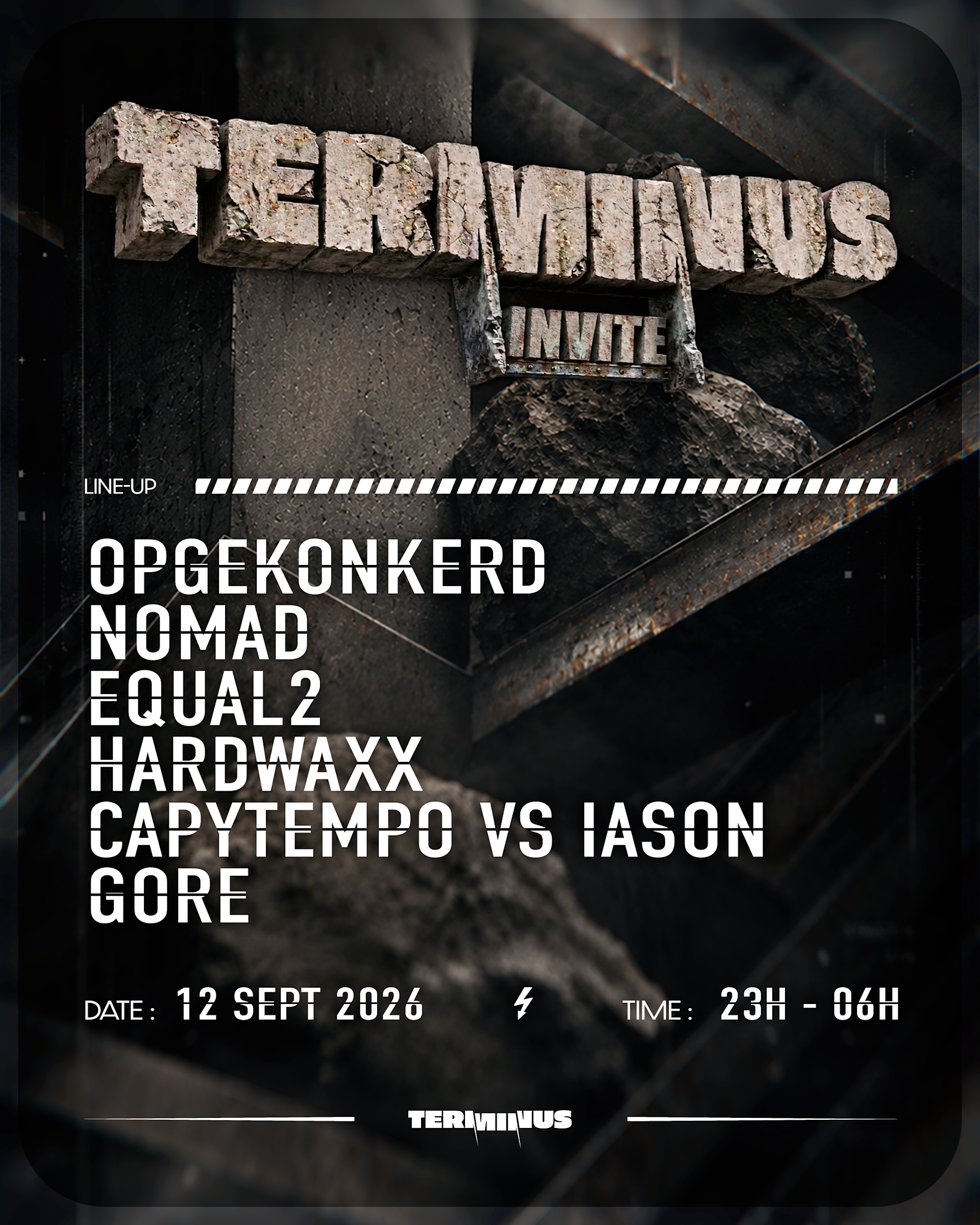 Terminus Invite Opgekonkerd | Equal2 | Nomad & More