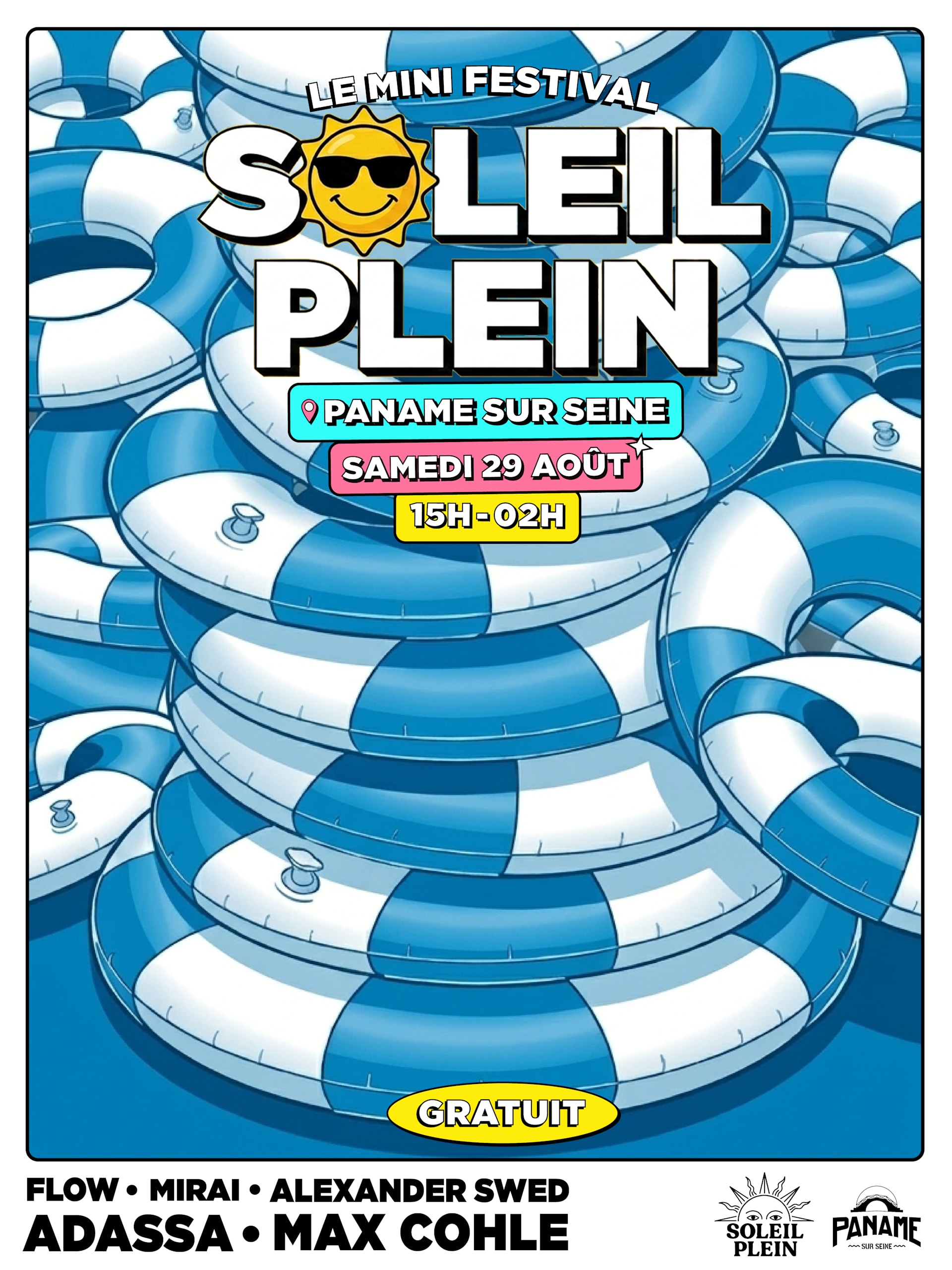 Mini Festival Soleil Plein : Max Cohle, Mirai, Flow & More