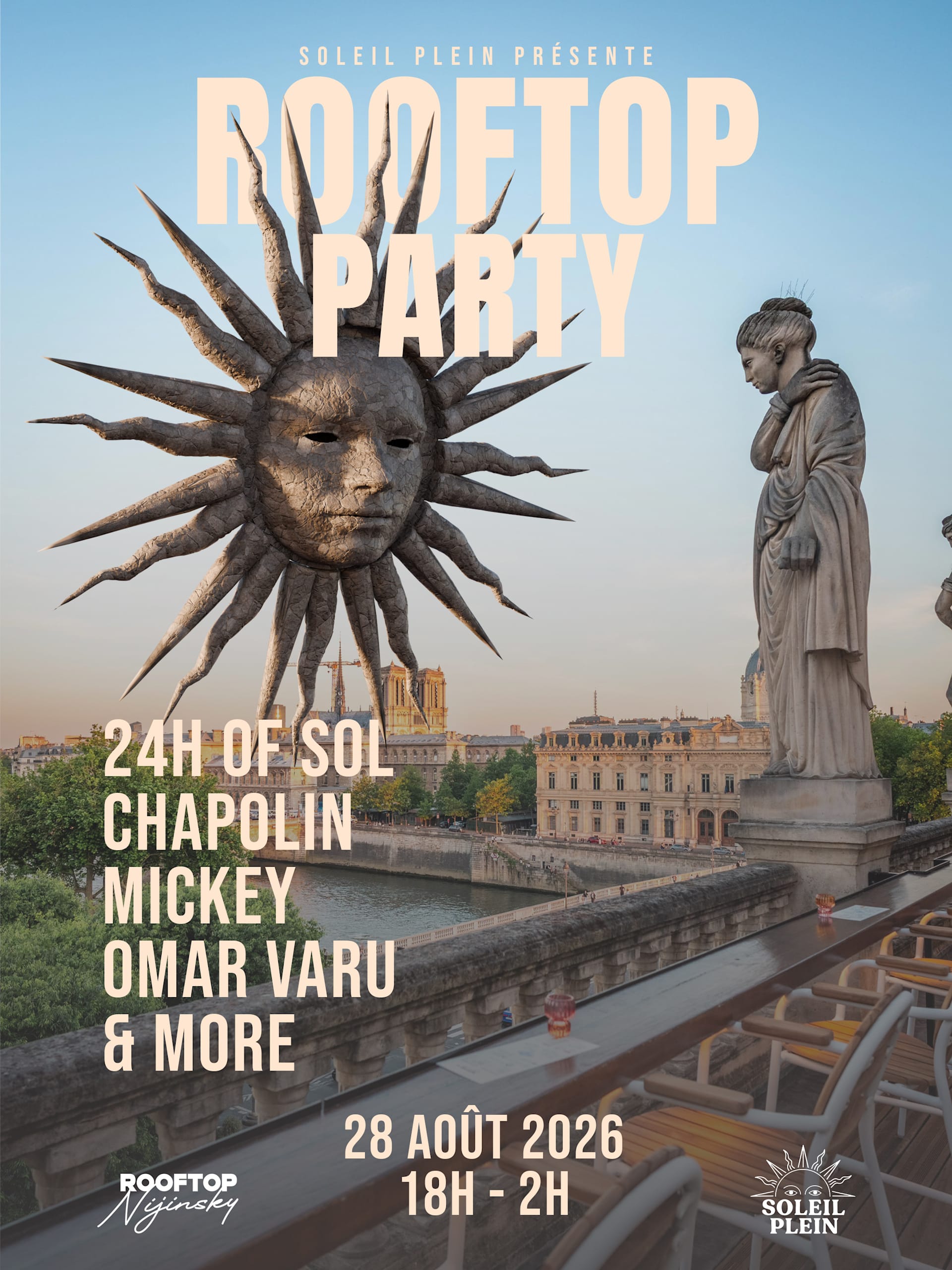 Soleil Plein : Rooftop Party @ Nijinski