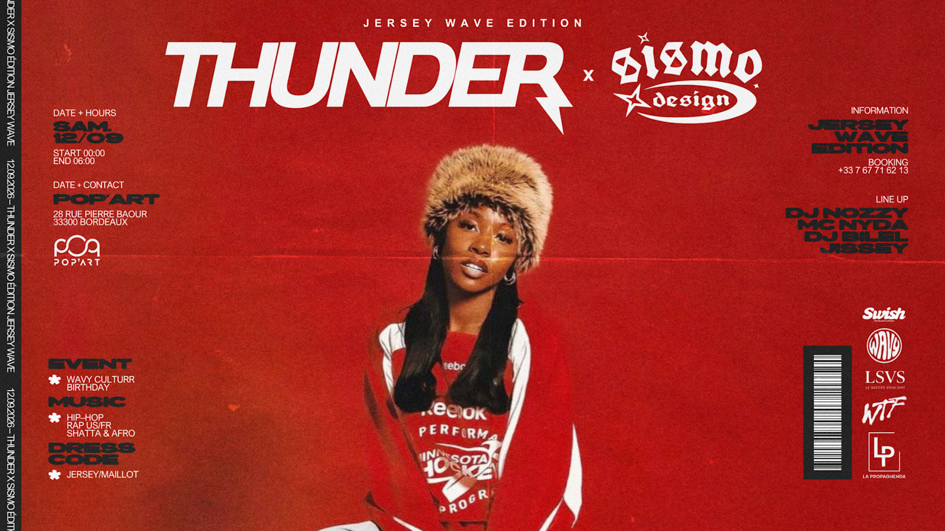 Thunder X Sismo | 12/09 | Pop'art All Jersey Edition
