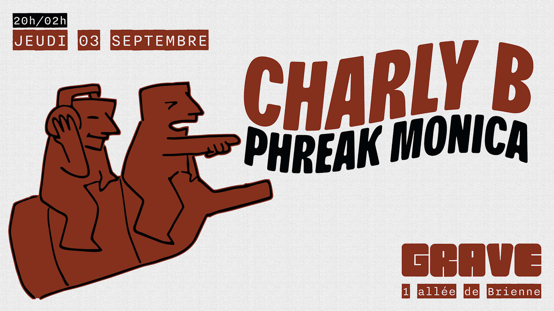 Phreak Monica & Charly B Chez Grave