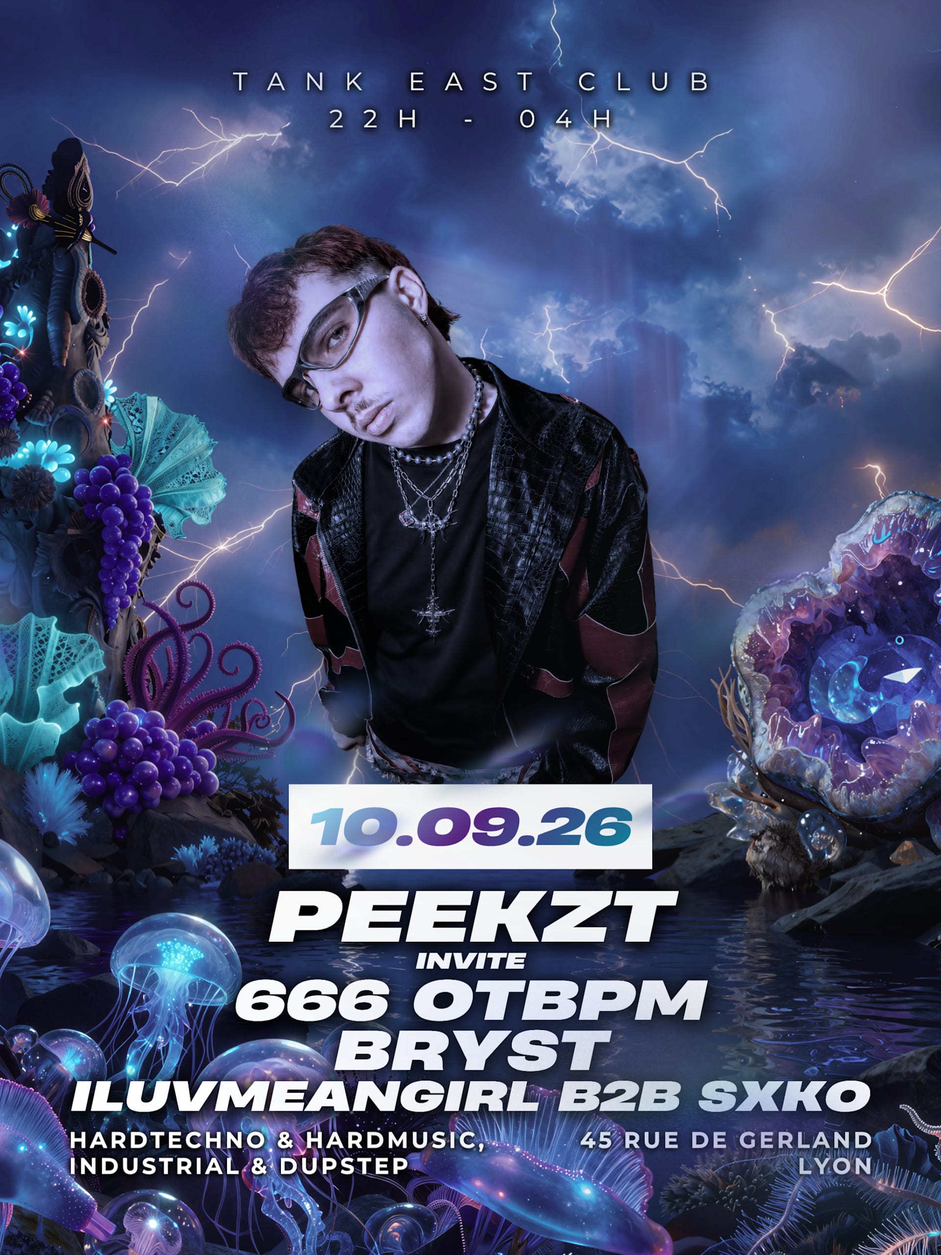 Techno Tank : Peekzt Invite 666 Otbpm, Bryst & More