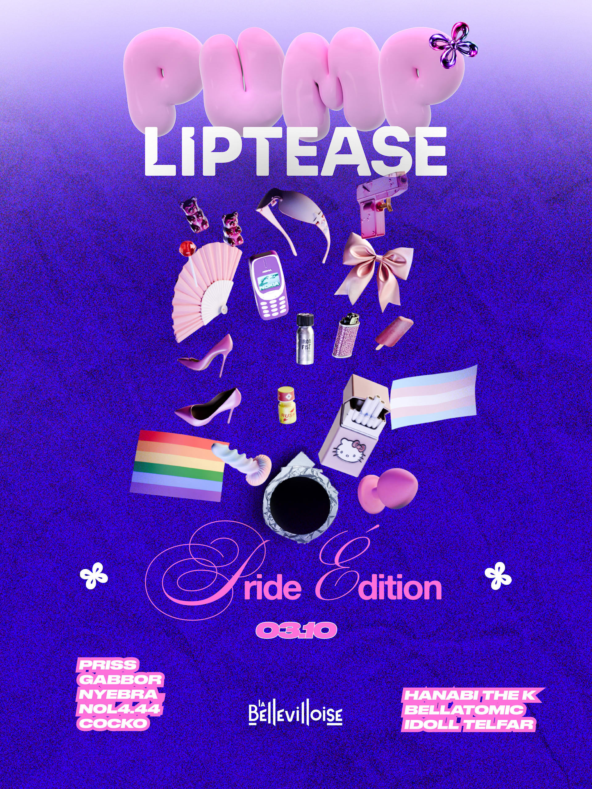 Pump X Liptease - Pride Edition | 03.10.26