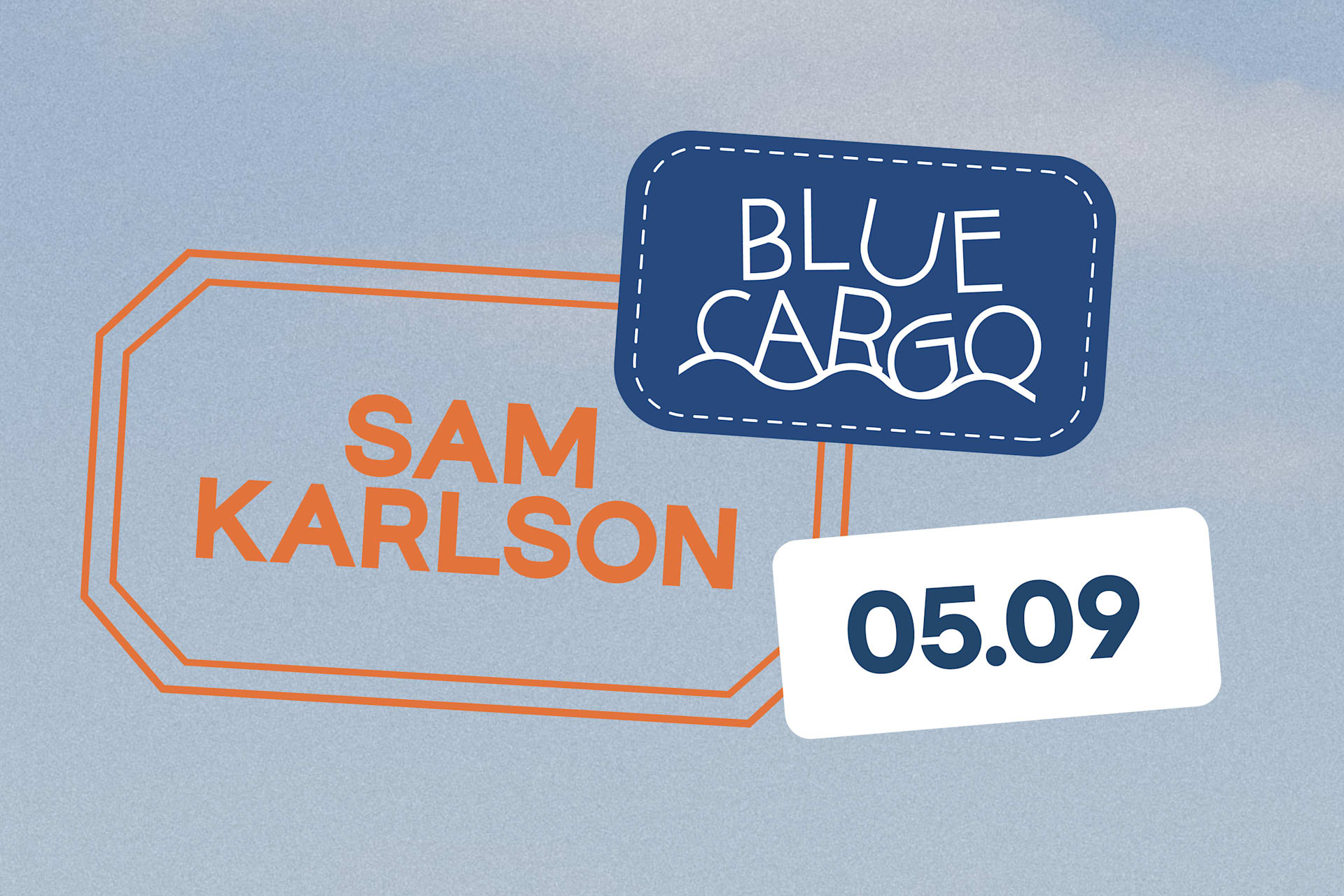 Saturday Night : Le Blue Cargo Invite Sam Karlson