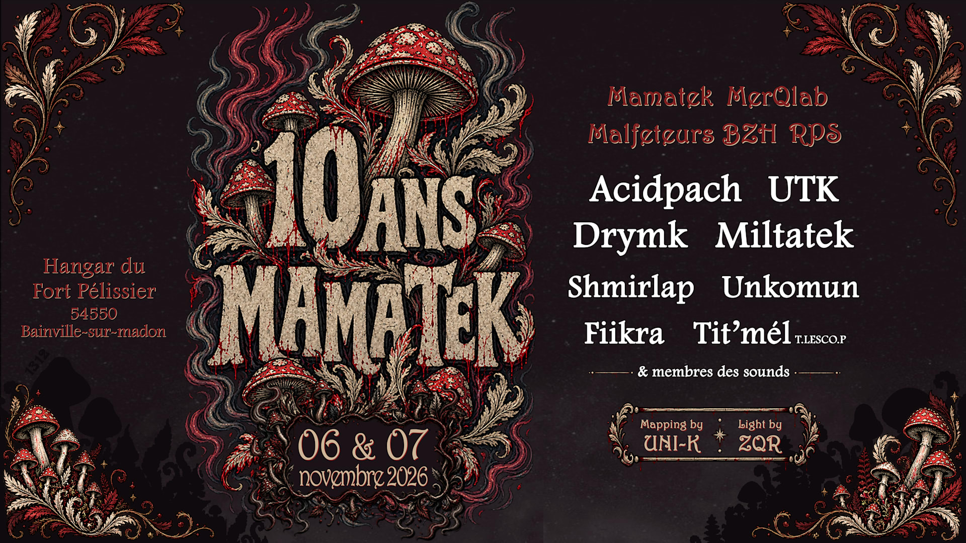 10 Ans Mamatek - Ft Merqlab/Malfeteurs Bzh/Rps