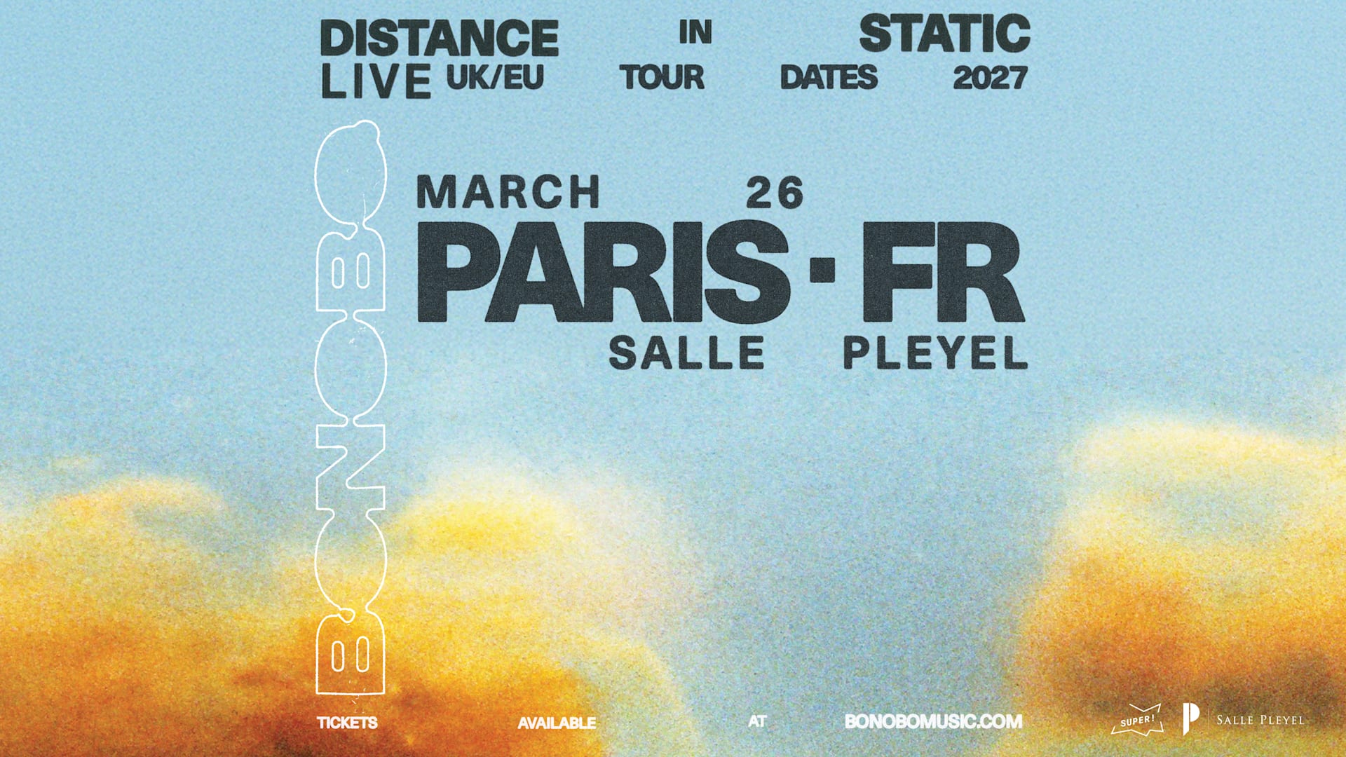 Bonobo — 26 Mars