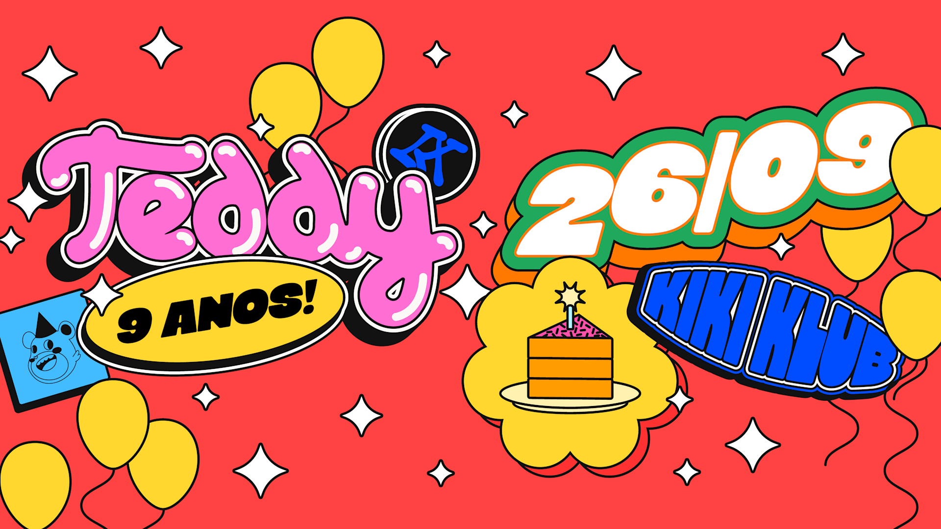 Teddyversário De 9 Anos