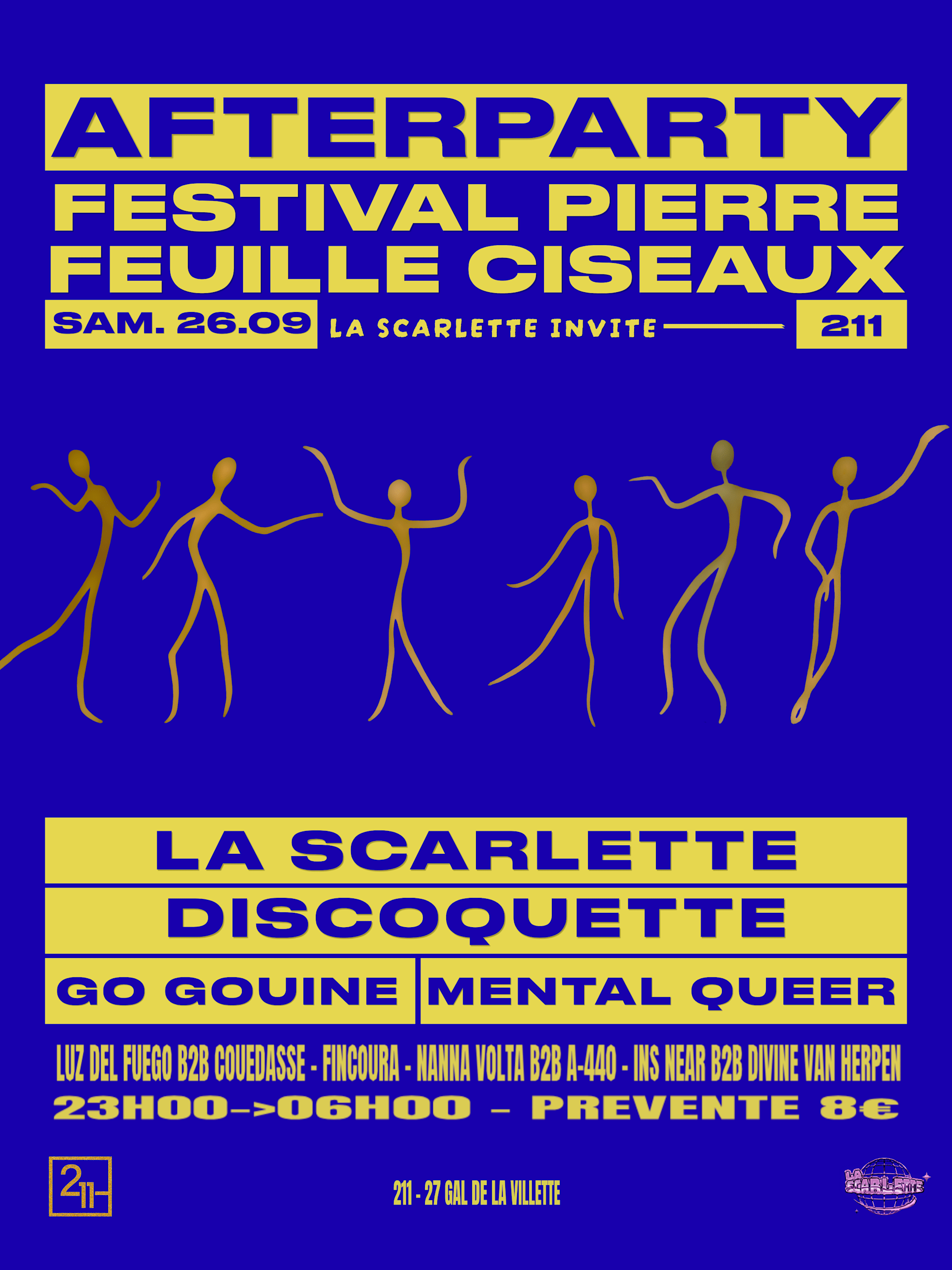 La Scarlette Invite Discoquette + Go Gouine + Mental Queer