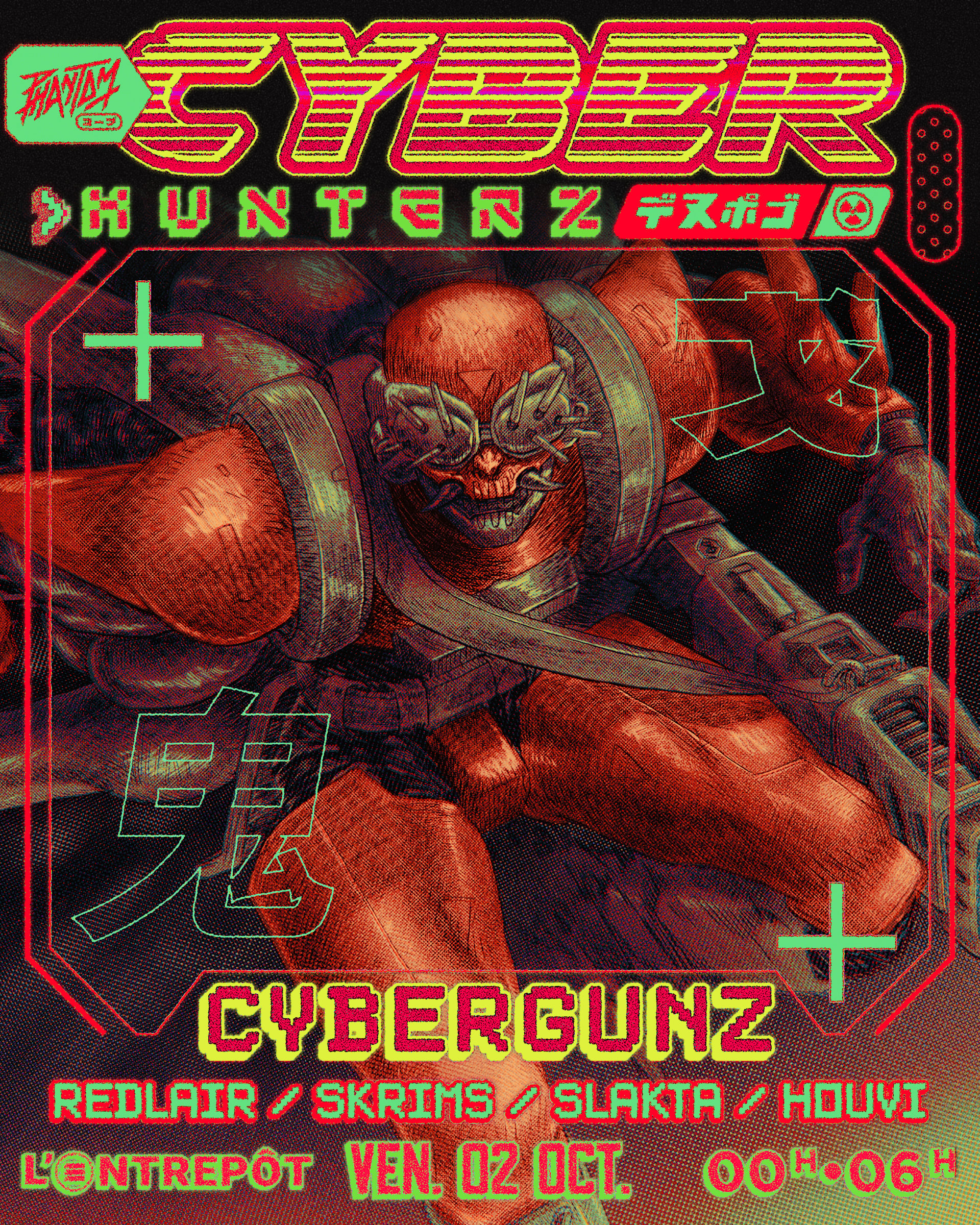 Phantom : Cyber Hunterz // Cybergunz, Redlair & Phantom