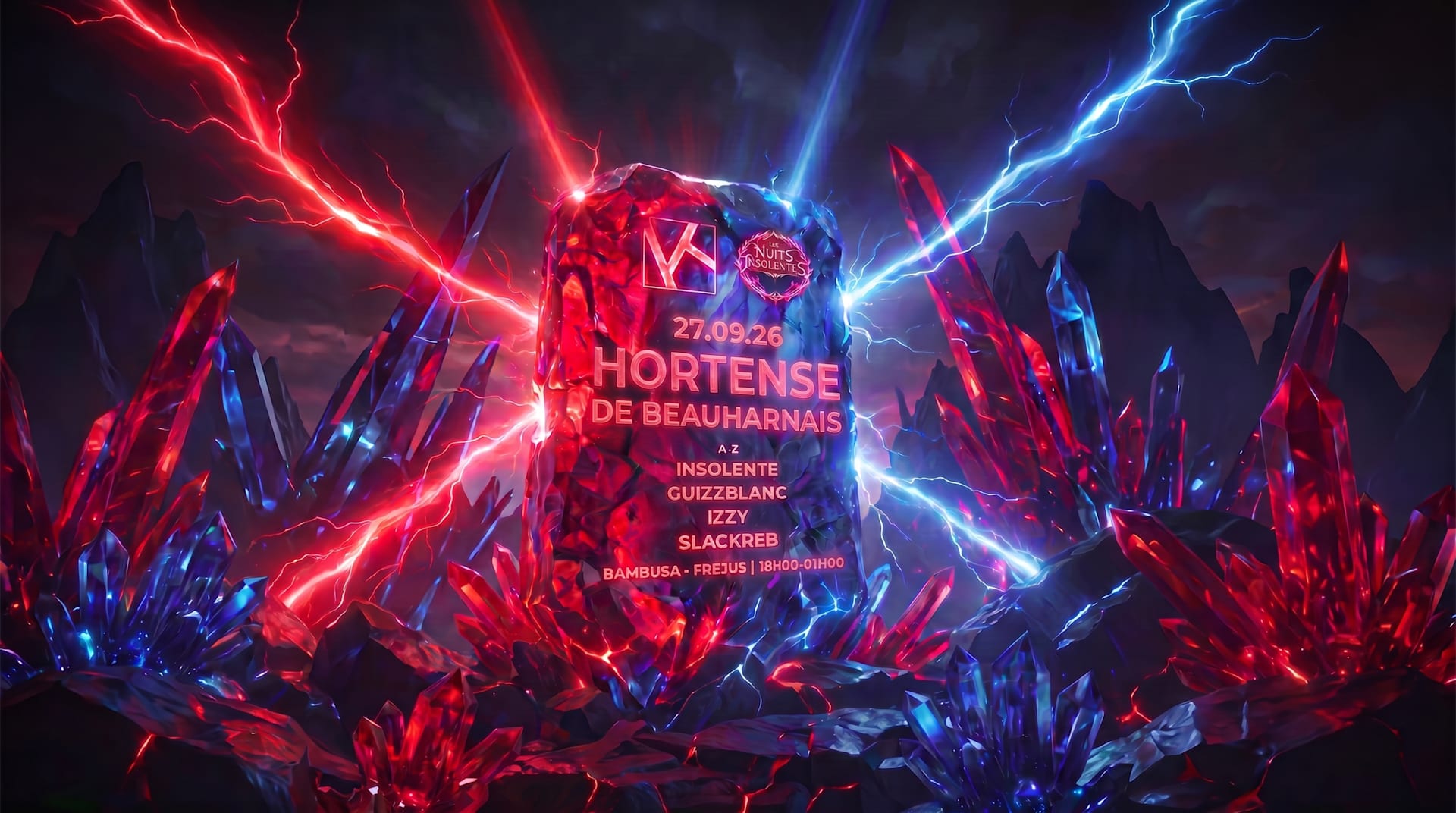 Hortense De Beauharnais : Nuits Insolentes X Kwartz Events
