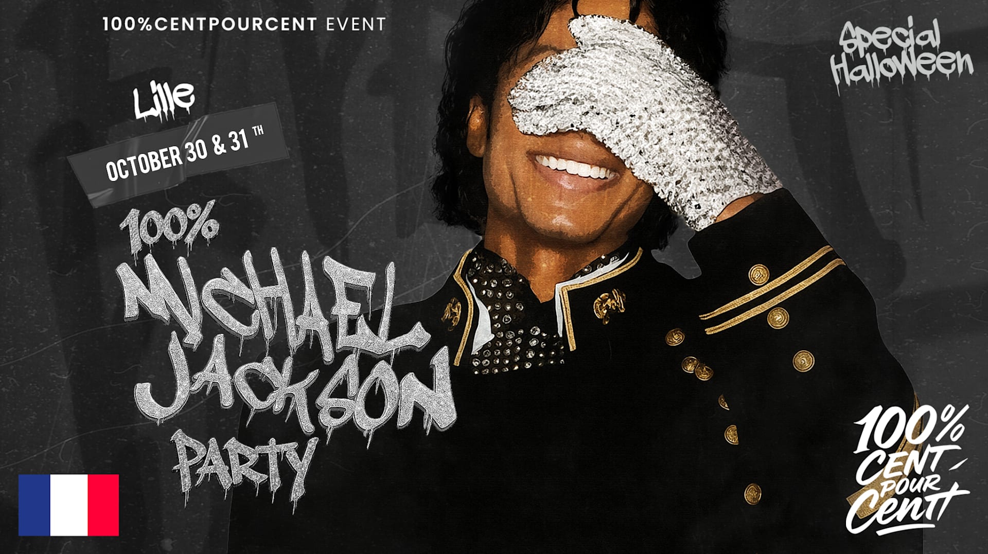 100% Michael Jackson Party In Lille !! (Special Halloween)