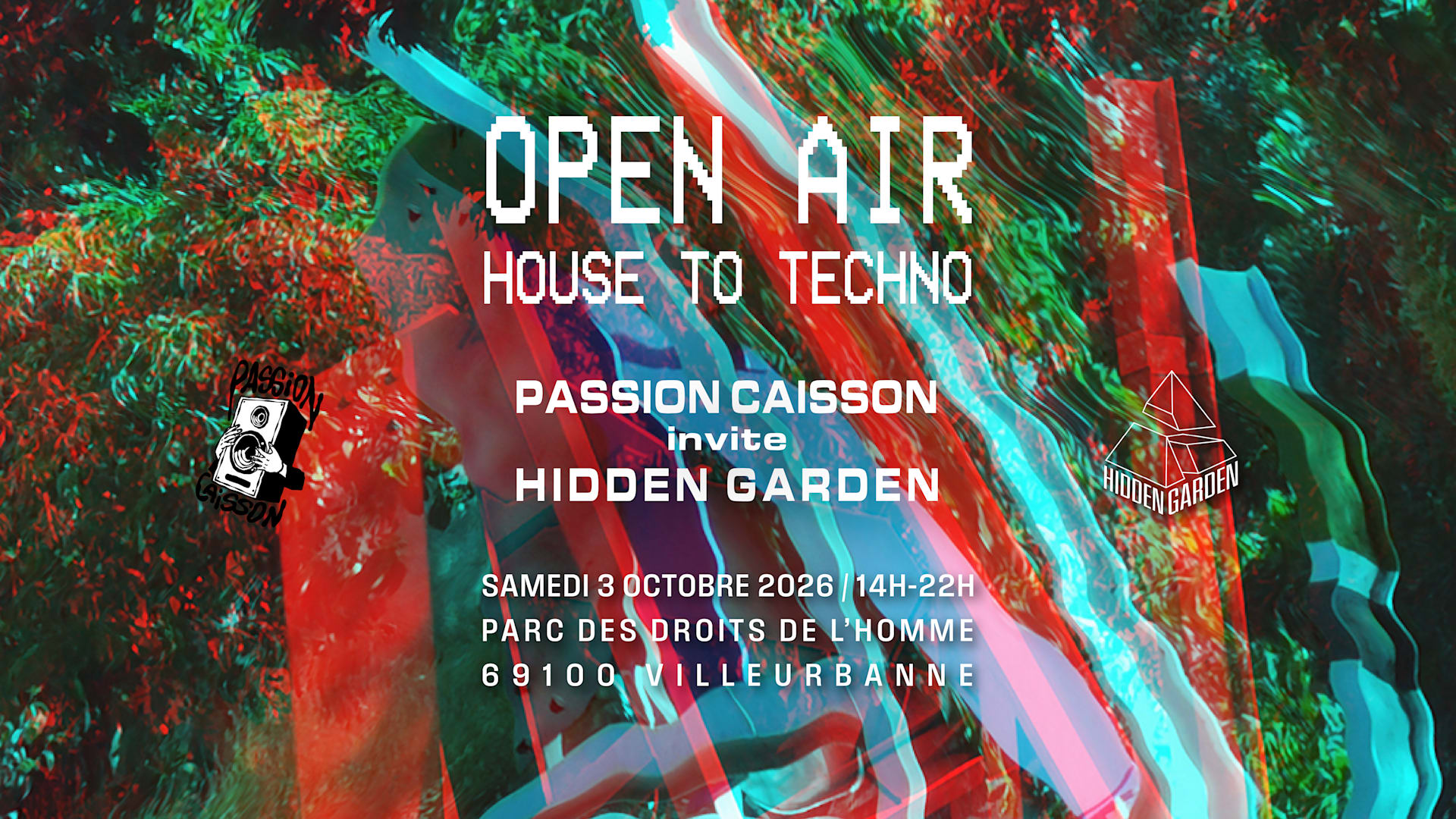 Open Air Techno - Passion Caisson Invite Hidden Garden #2