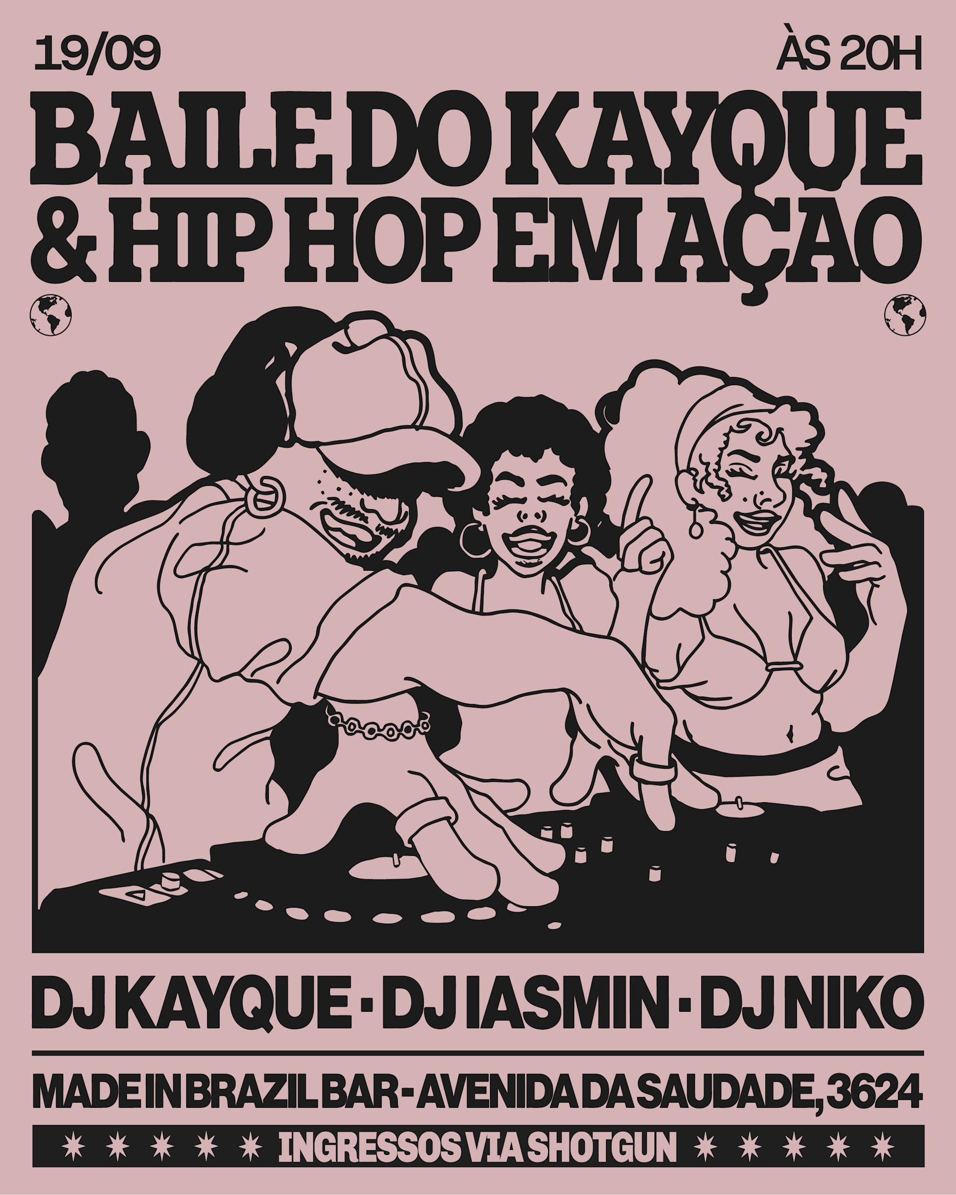 Baile Do Kayque X Hip Hop Em Ação