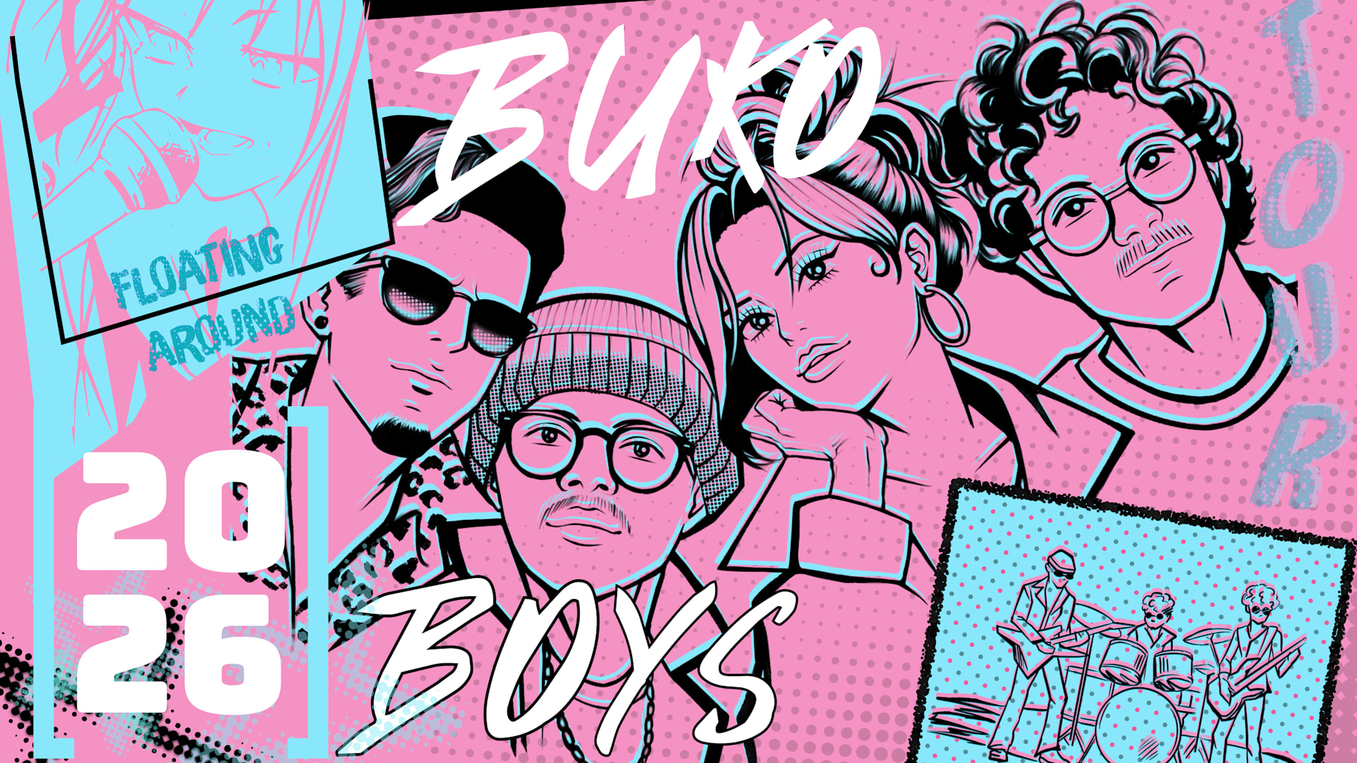 Buko Boys Floating Around Tour At Lincoln's Beard Miami, Fl