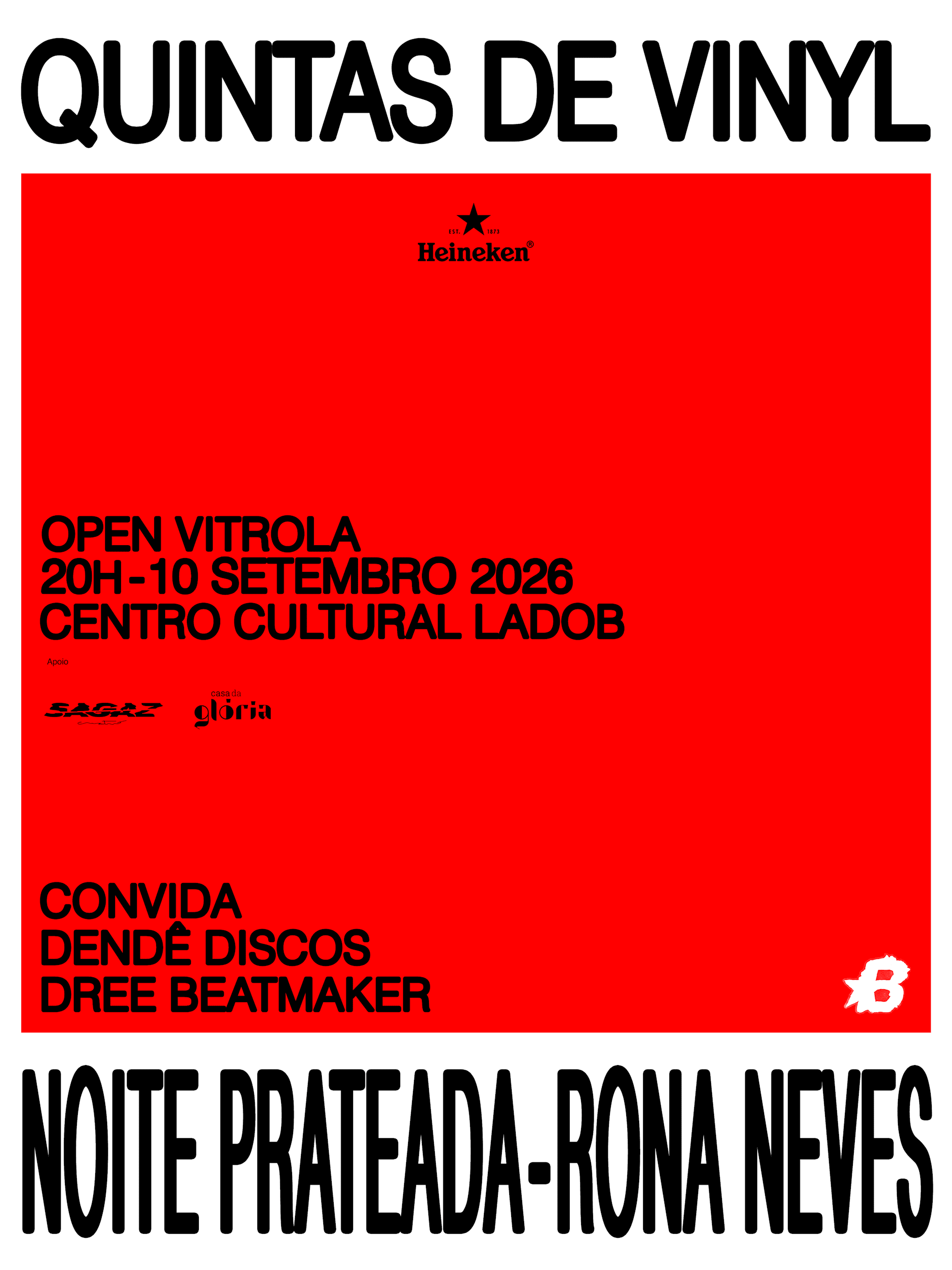 Rona Neves+Dendê Discos+Dree Beatmaker [Quintas De Vinyl]