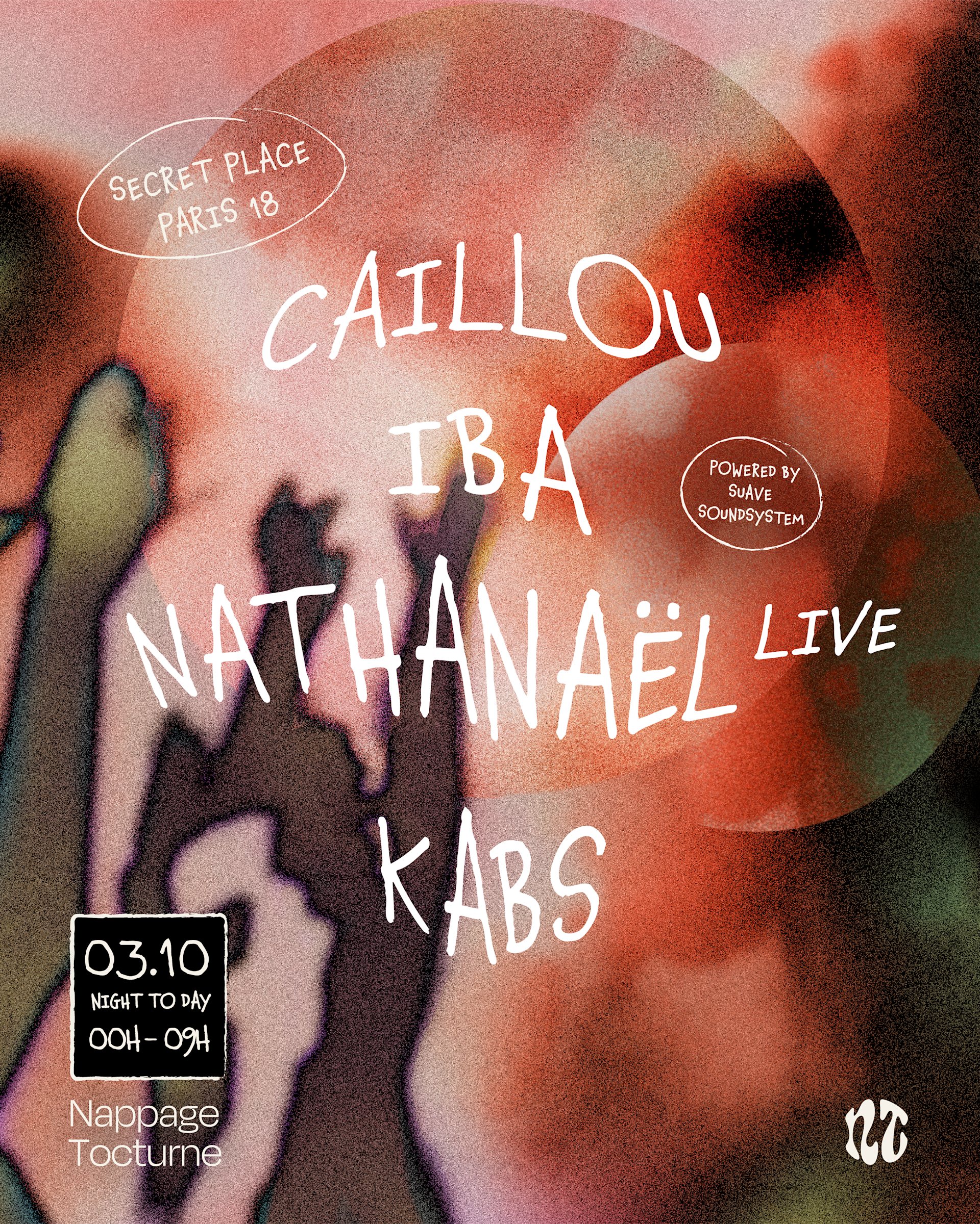 Nappage Tocturne | Caillou, Iba, Nathanaël (Live) & Kabs