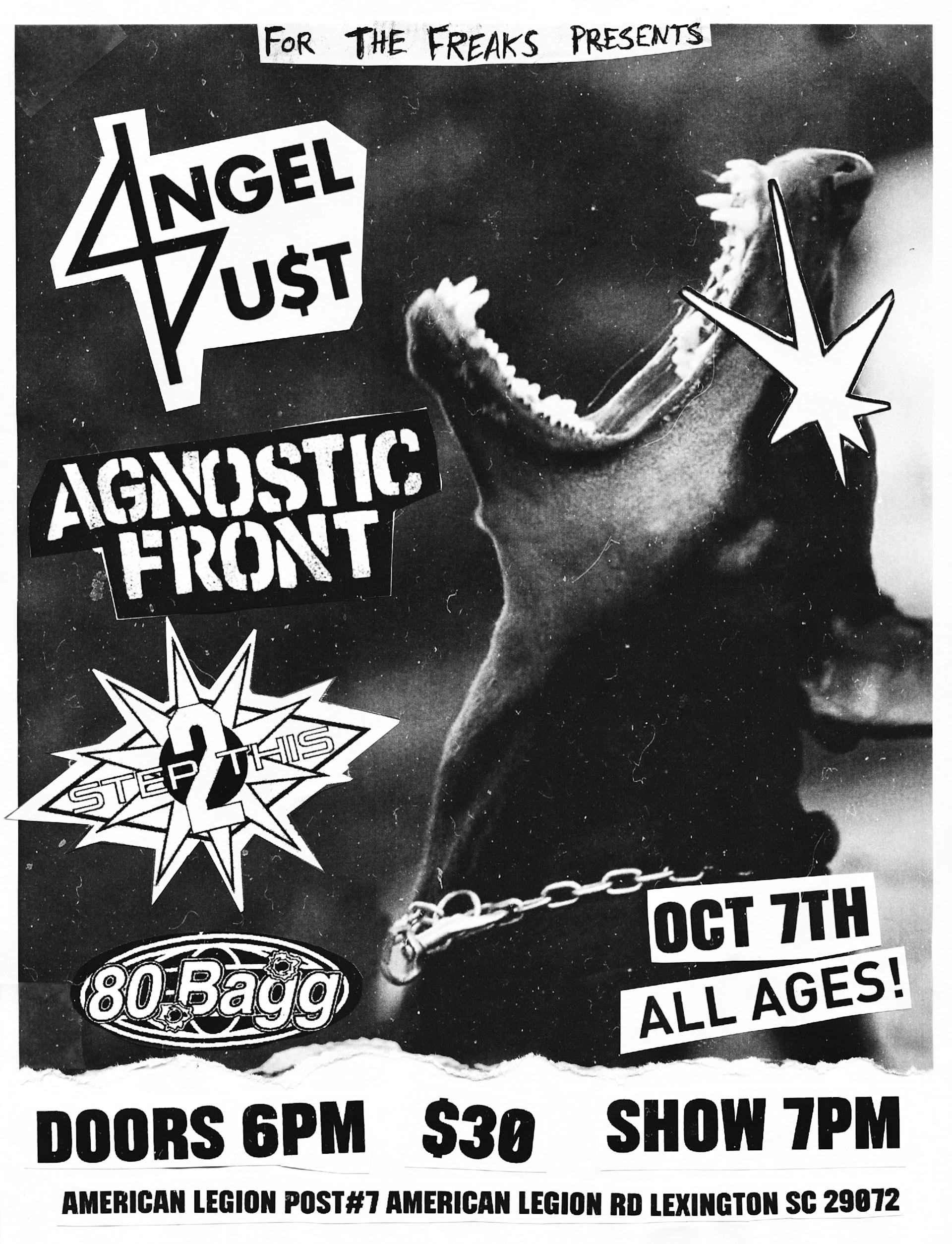 Angel Du$T + Agnostic Front @ American Legion