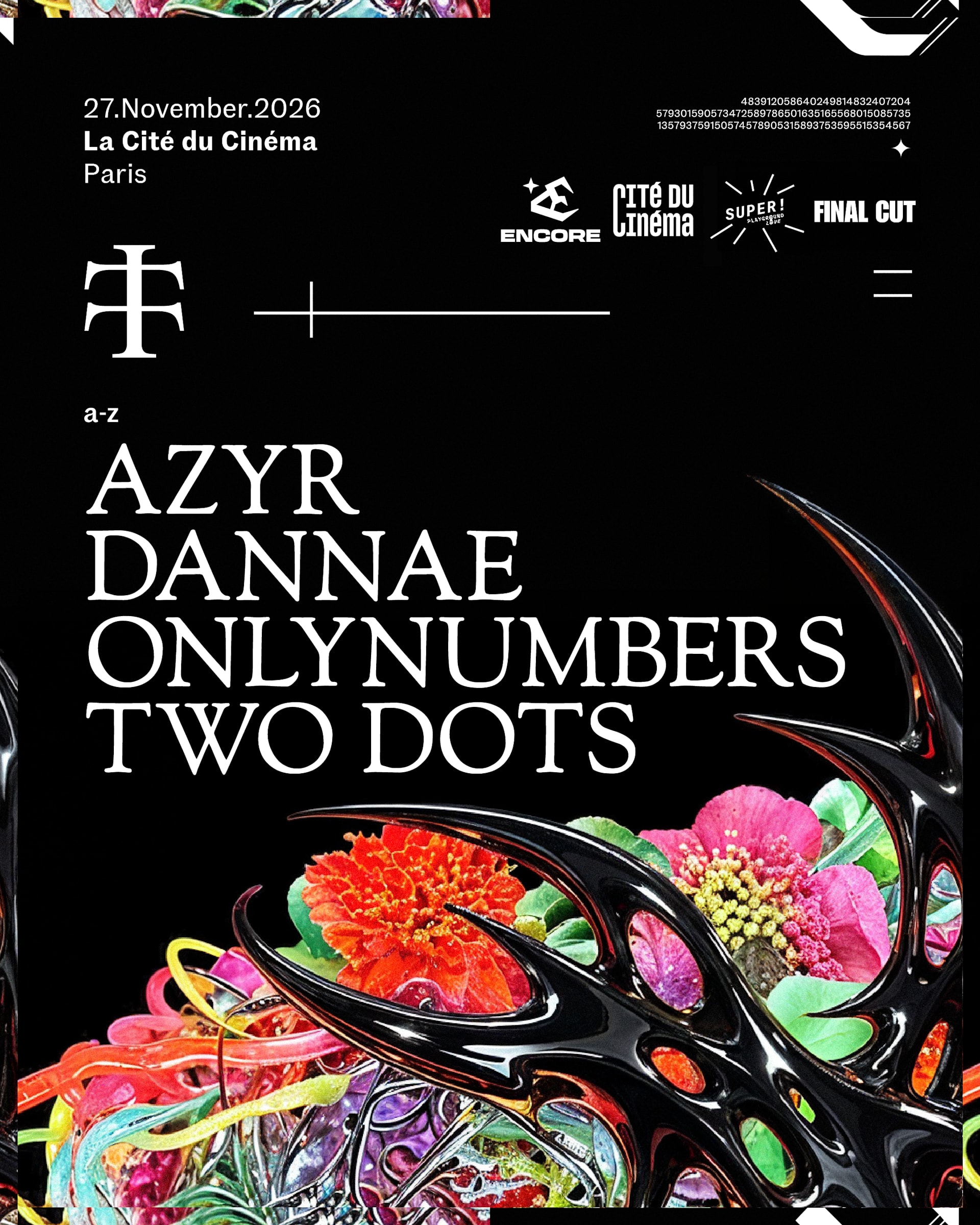 Teletech Paris : Onlynumbers, Azyr, Dannae & Two Dots