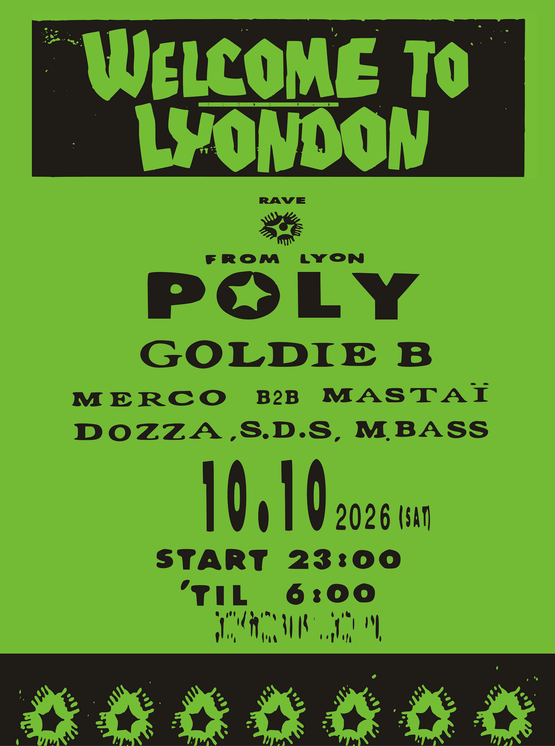 Wtl @Poly ✱ Goldie B, Merco B2b Mastaï, Dozza, S.D.S, M.Bass