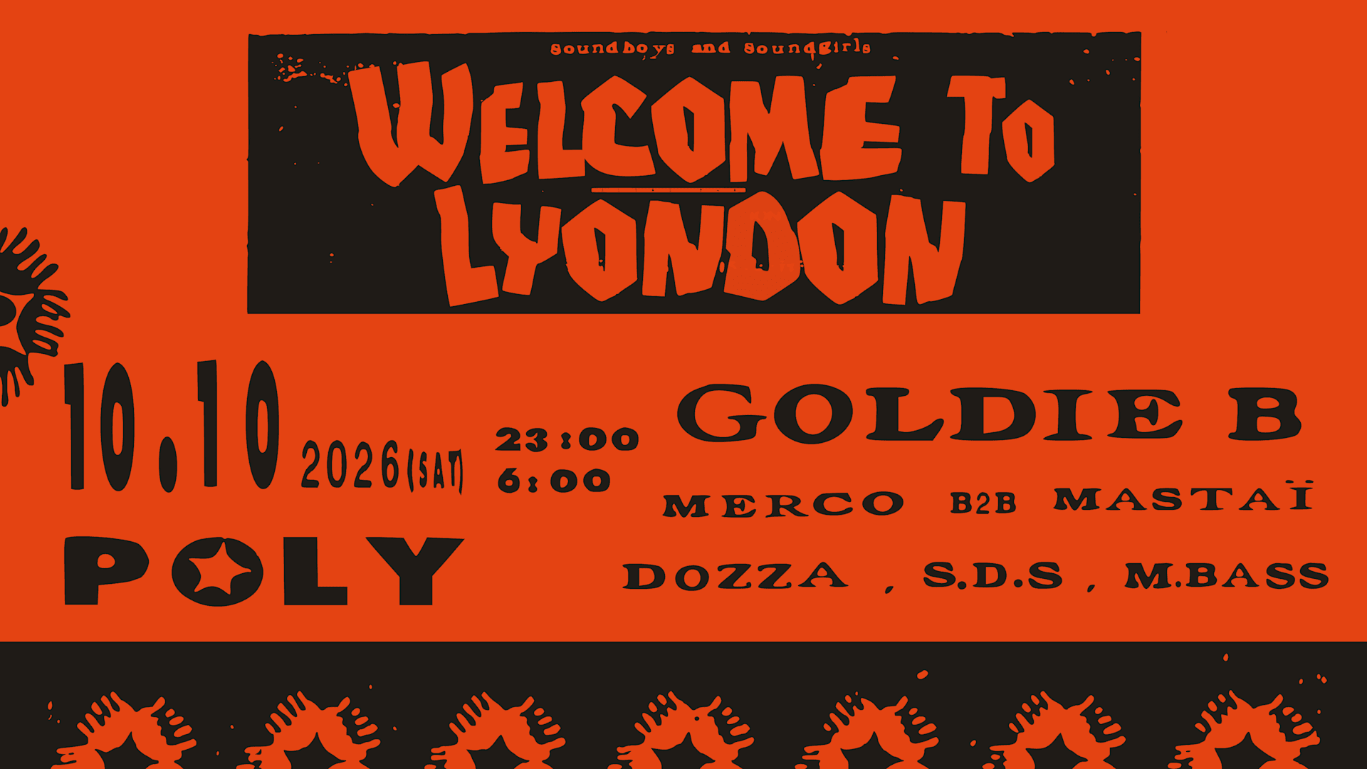 Wtl @Poly ✱ Goldie B, Merco B2b Mastaï, Dozza, S.D.S, M.Bass