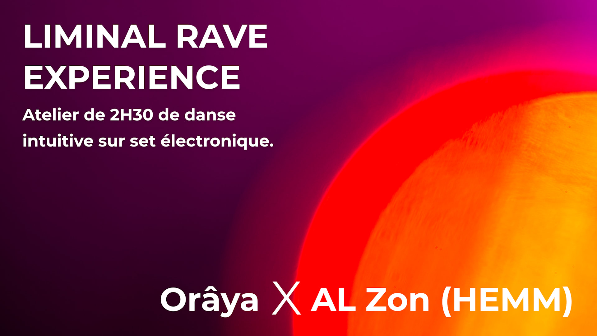 Liminal Rave Experience-Atelier Danse Intuitive+Set Electro