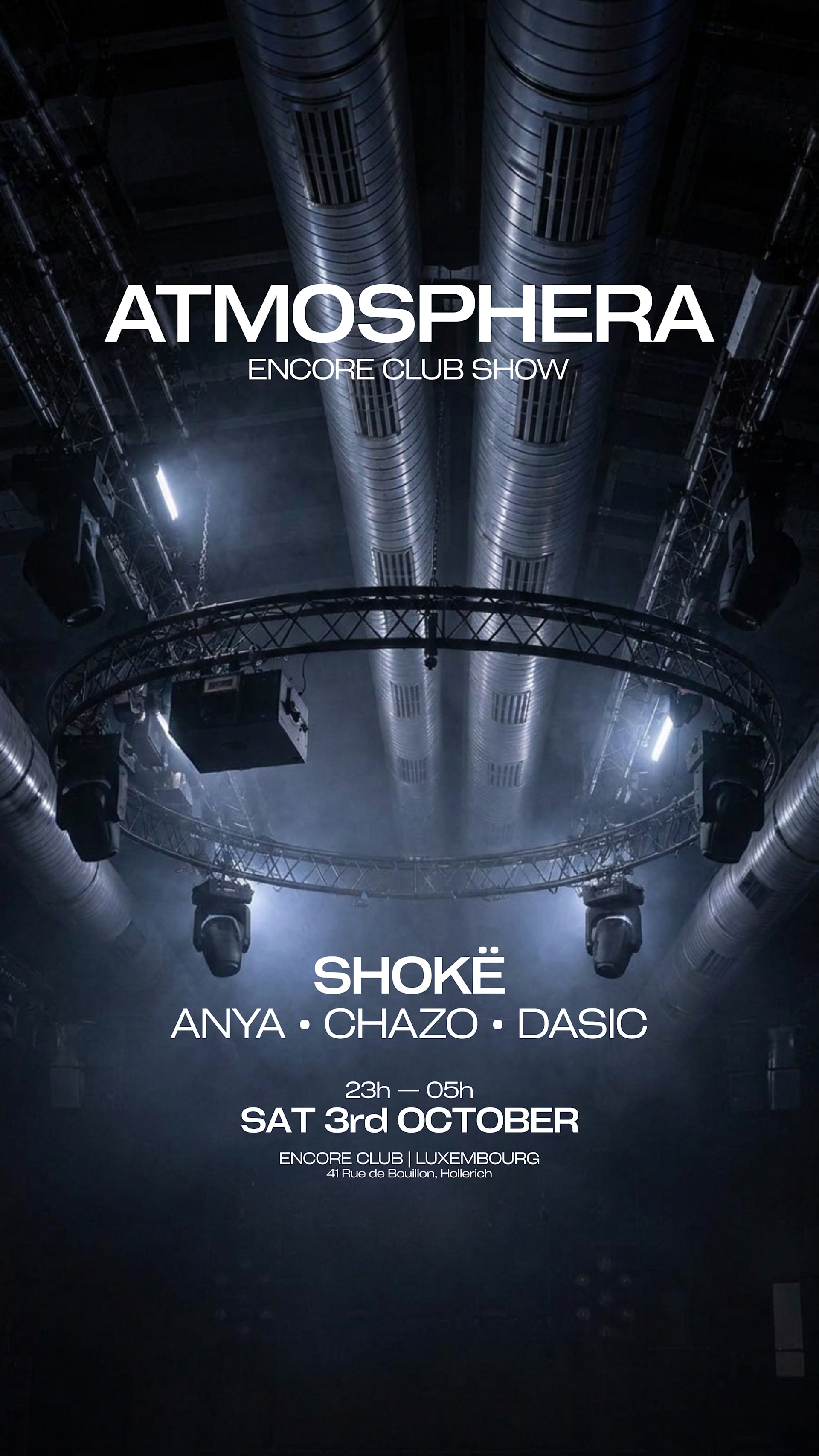Atmosphera 03.10 - Encore Club W/Shokë