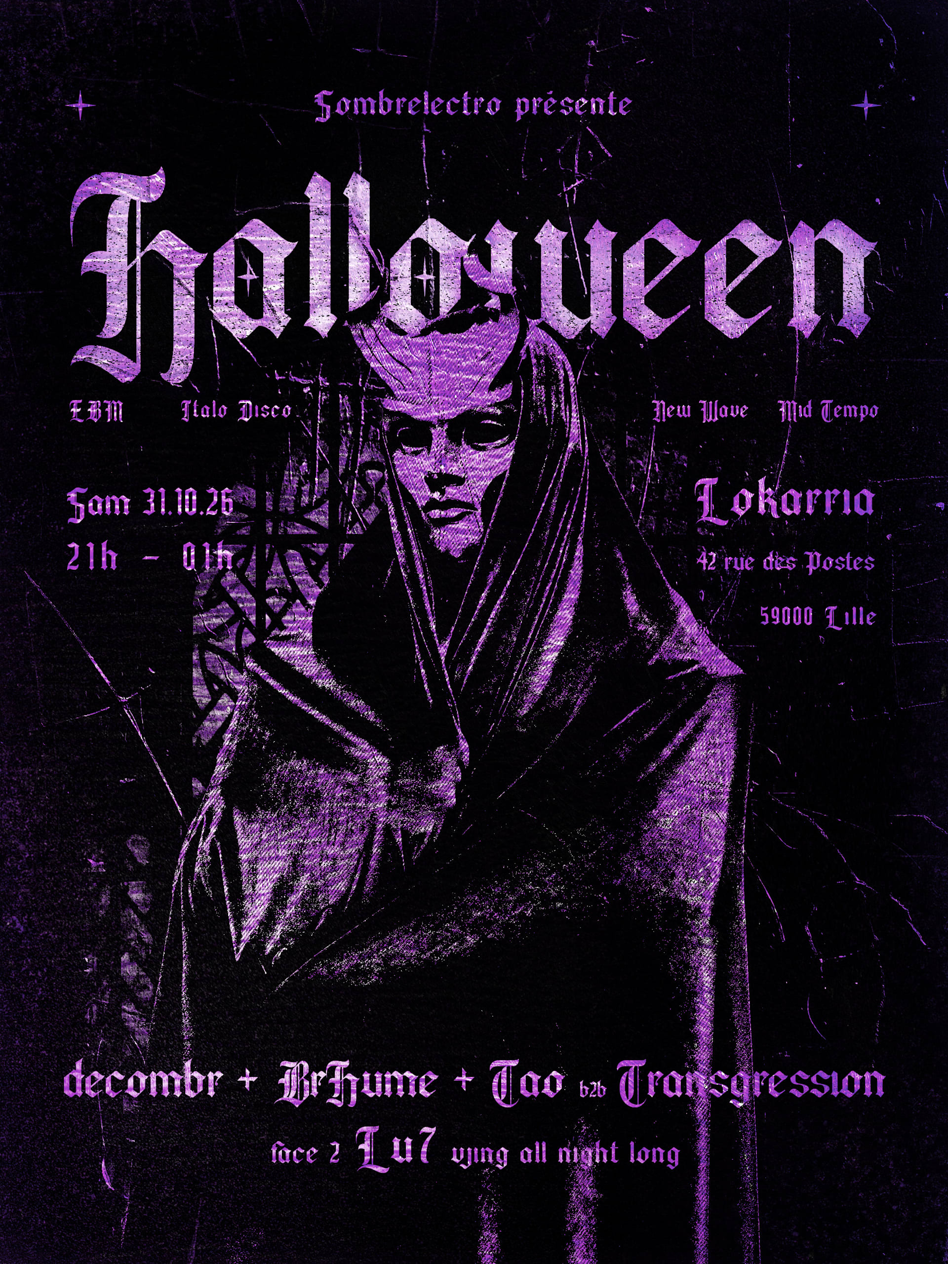 Sombrelectro Édition Halloween 2026 Au Lokarria, Lille