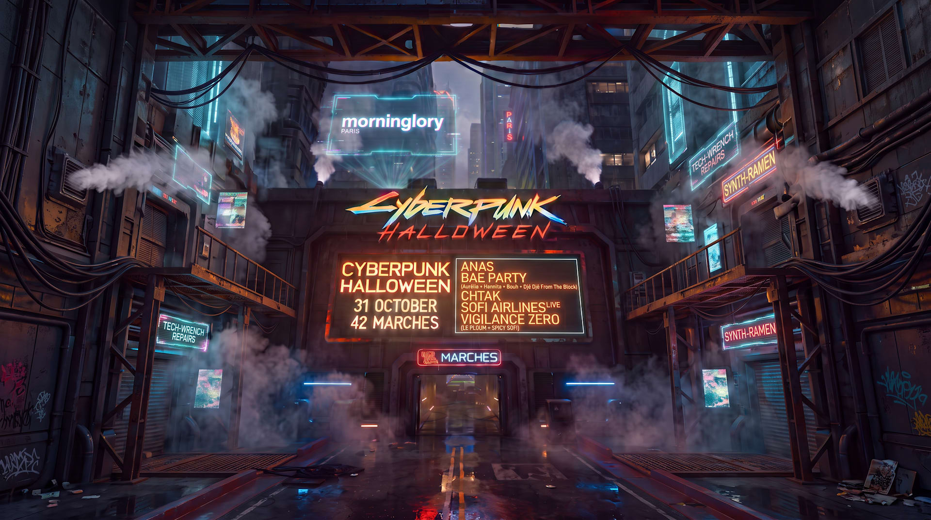 Cyberpunk Halloween @ 42 Marches