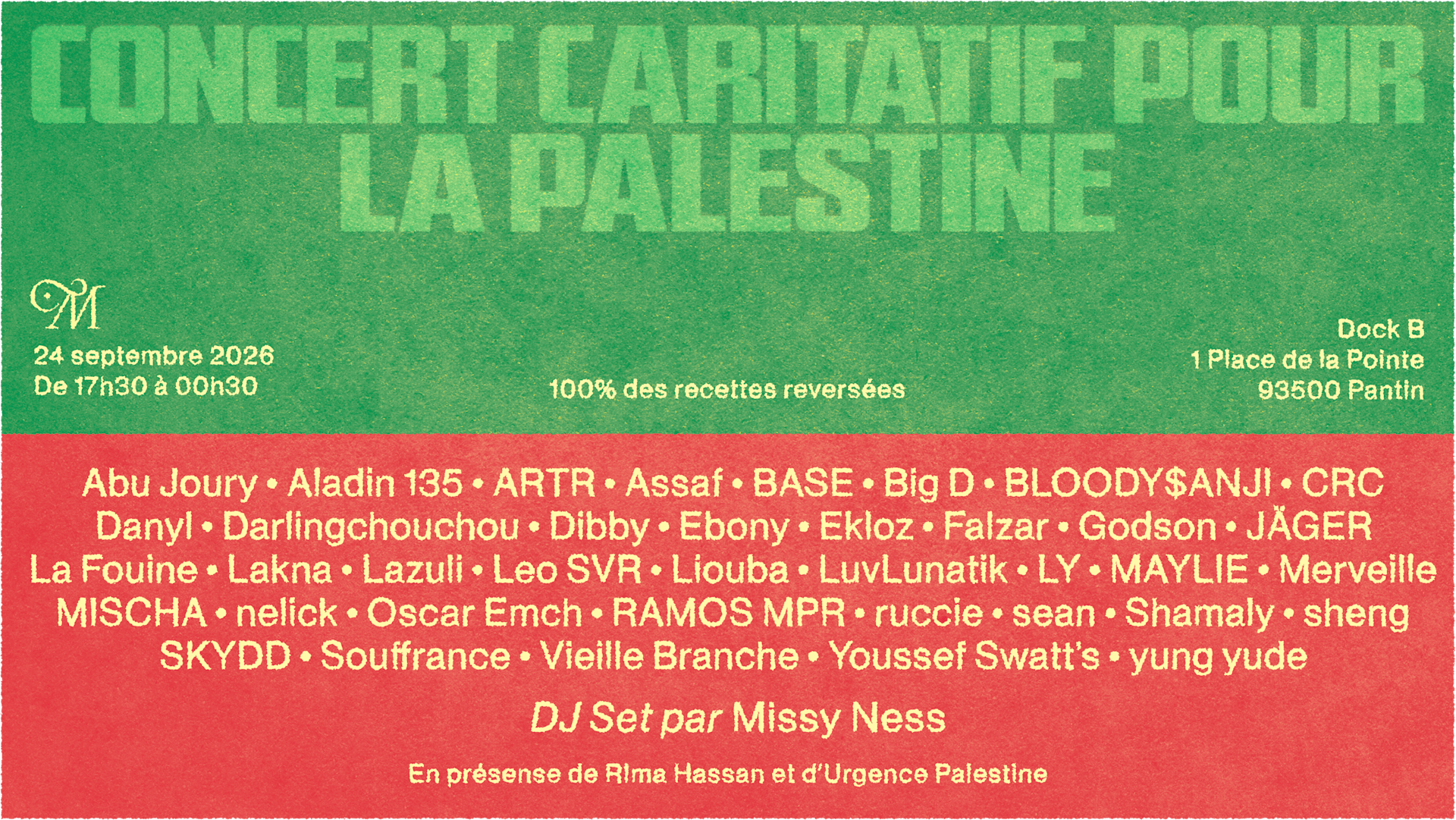 Mosaïque - Concert Caritatif Pour La Palestine