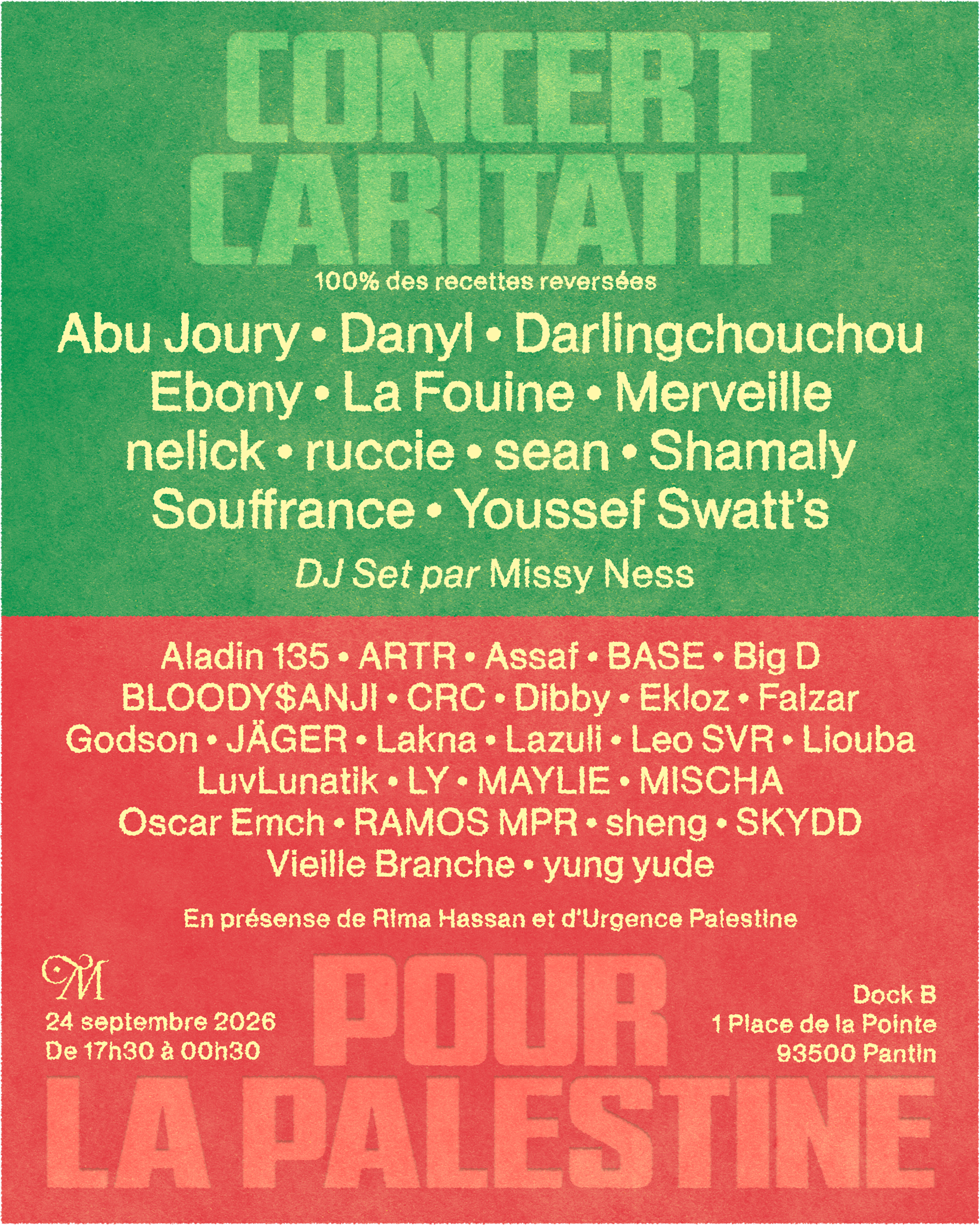 Mosaïque - Concert Caritatif Pour La Palestine