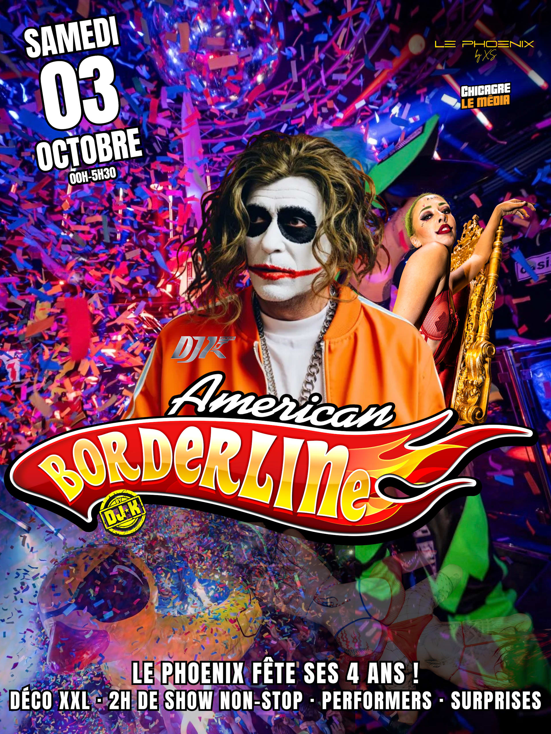 Phoenix Birthday X American Borderline