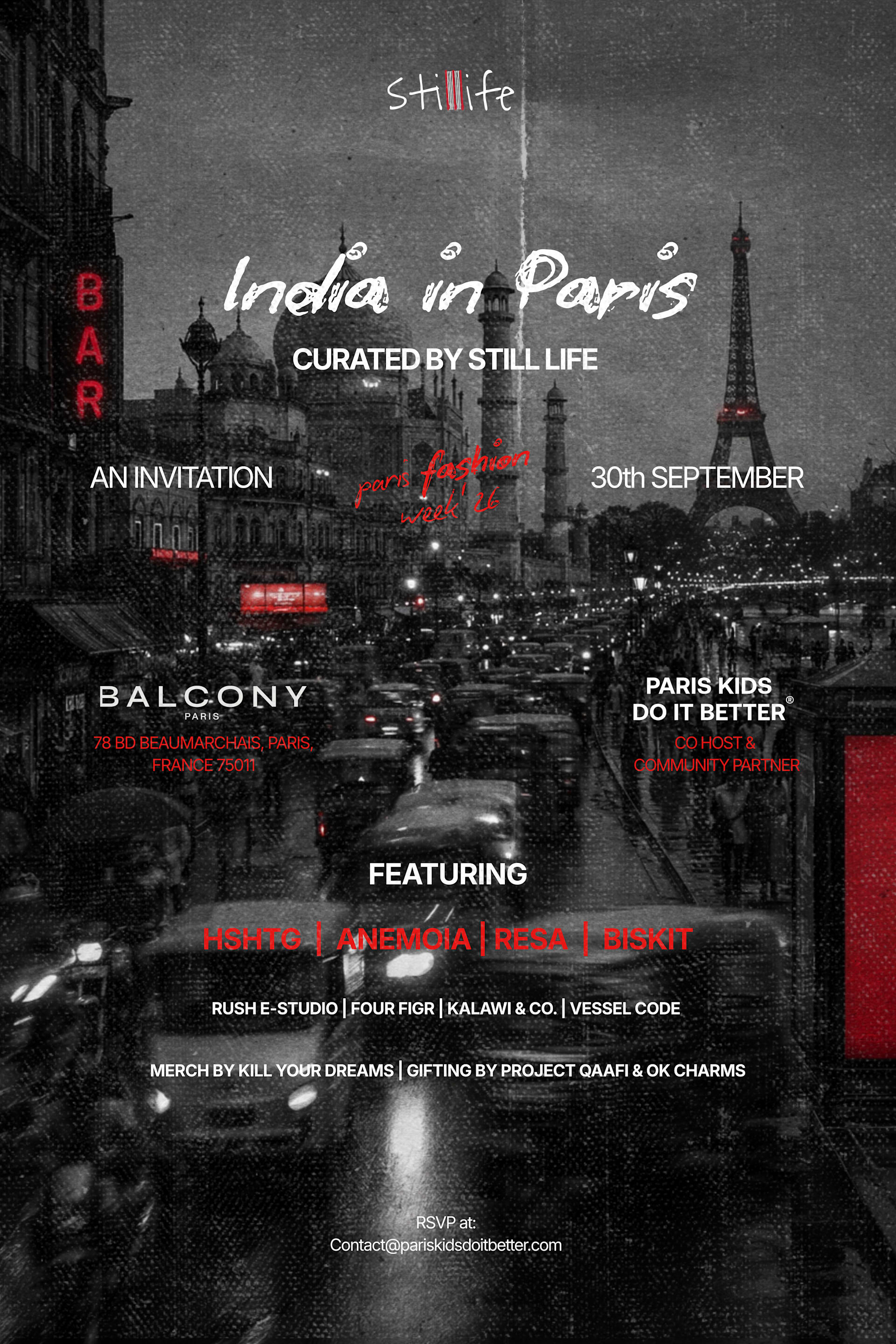 India In Paris | Pfw | Powered By  Still Life & Pkdb