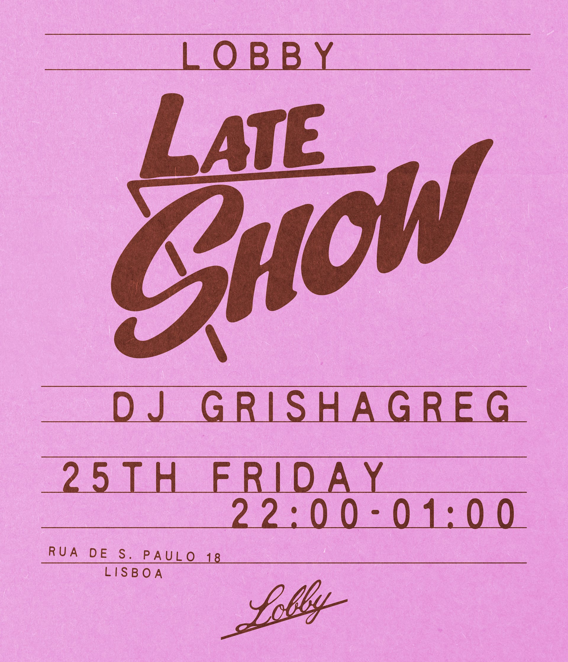Lobby Late Show: Grishagreg