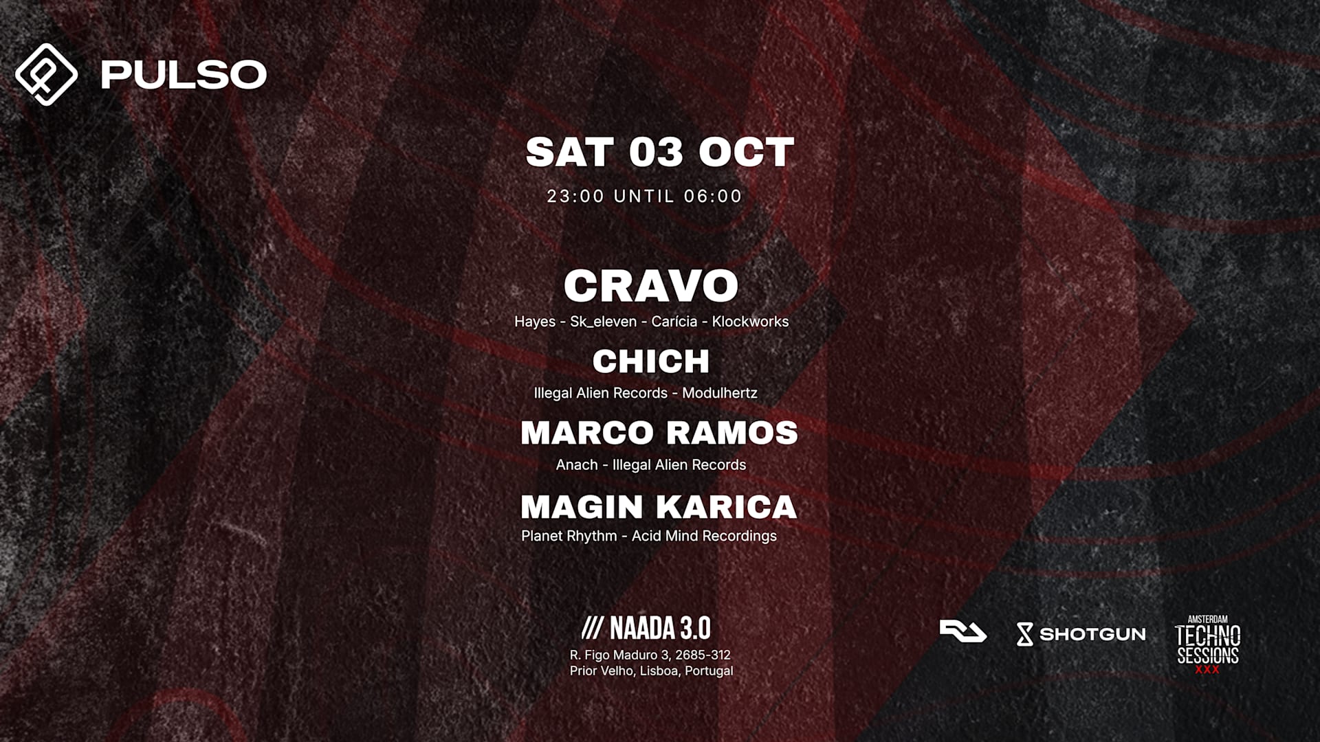 Pulso × Amsterdam Techno Sessions With Cravo