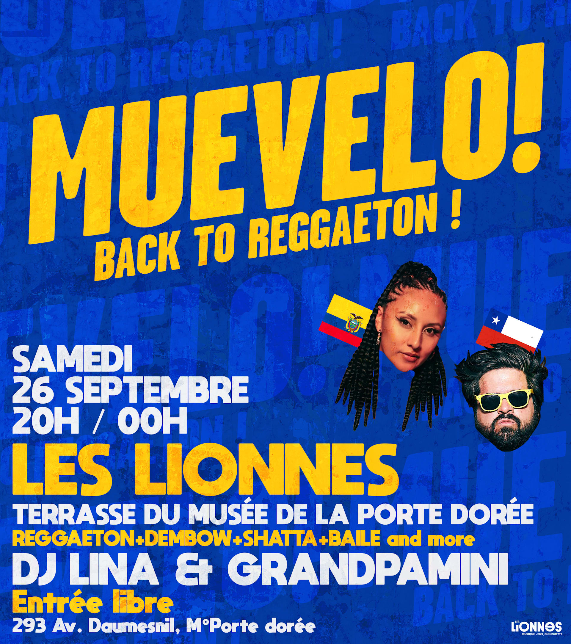 Muevelo ! Back To Reggaeton X Les Lionnes