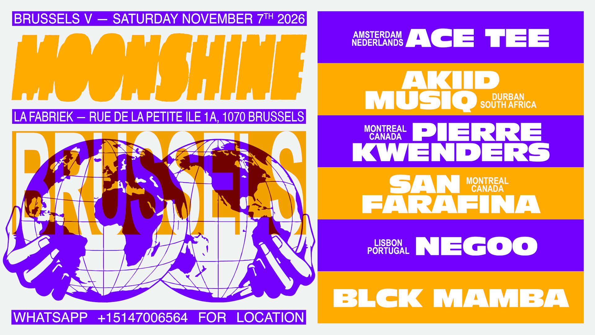 Moonshine @ La Fabriek | 07.11