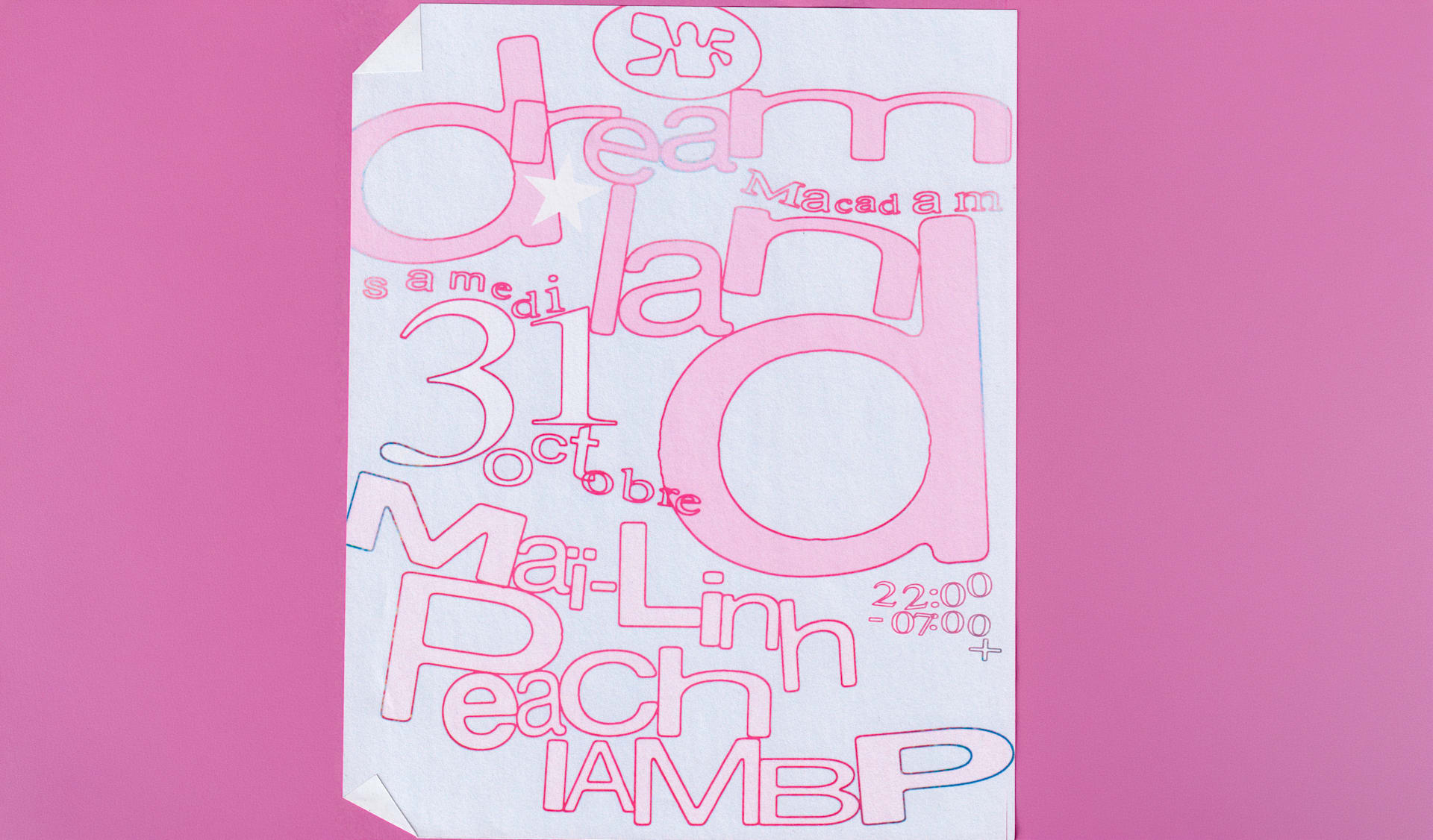 Macadam X Dreamland • Peach ~ Iambpm ~ Maï-Linh