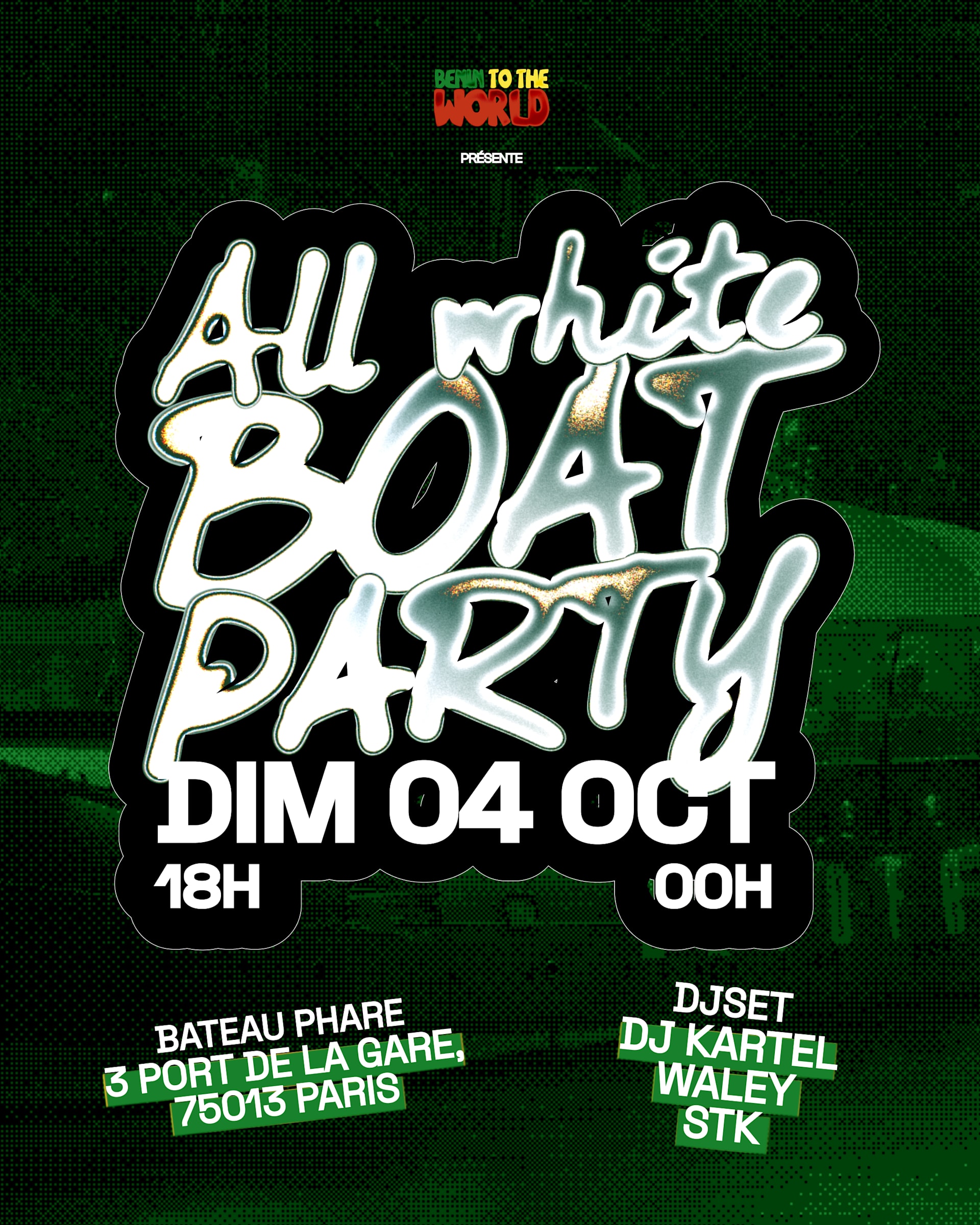Benin To The World : All White Boat Party