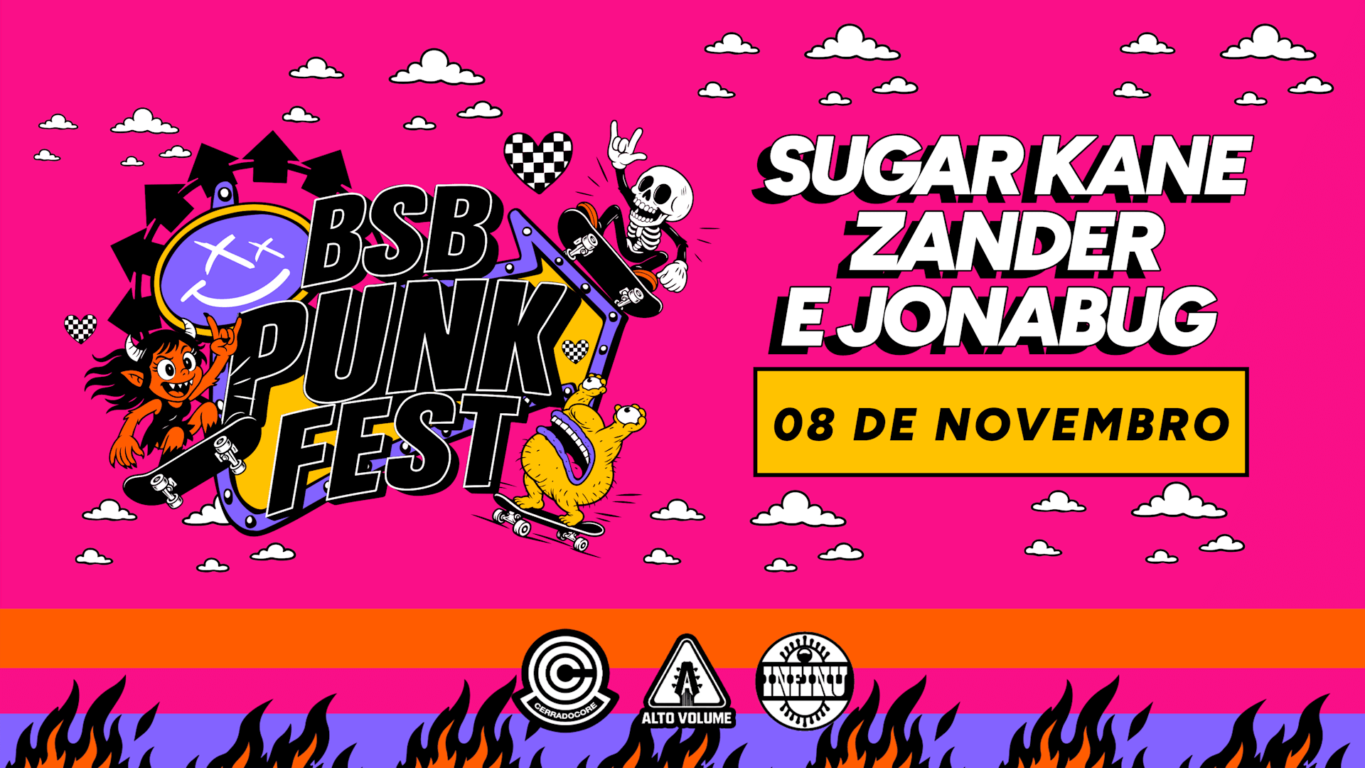 Bsb Punk Fest - Sugar Kane, Zander E Jonabug